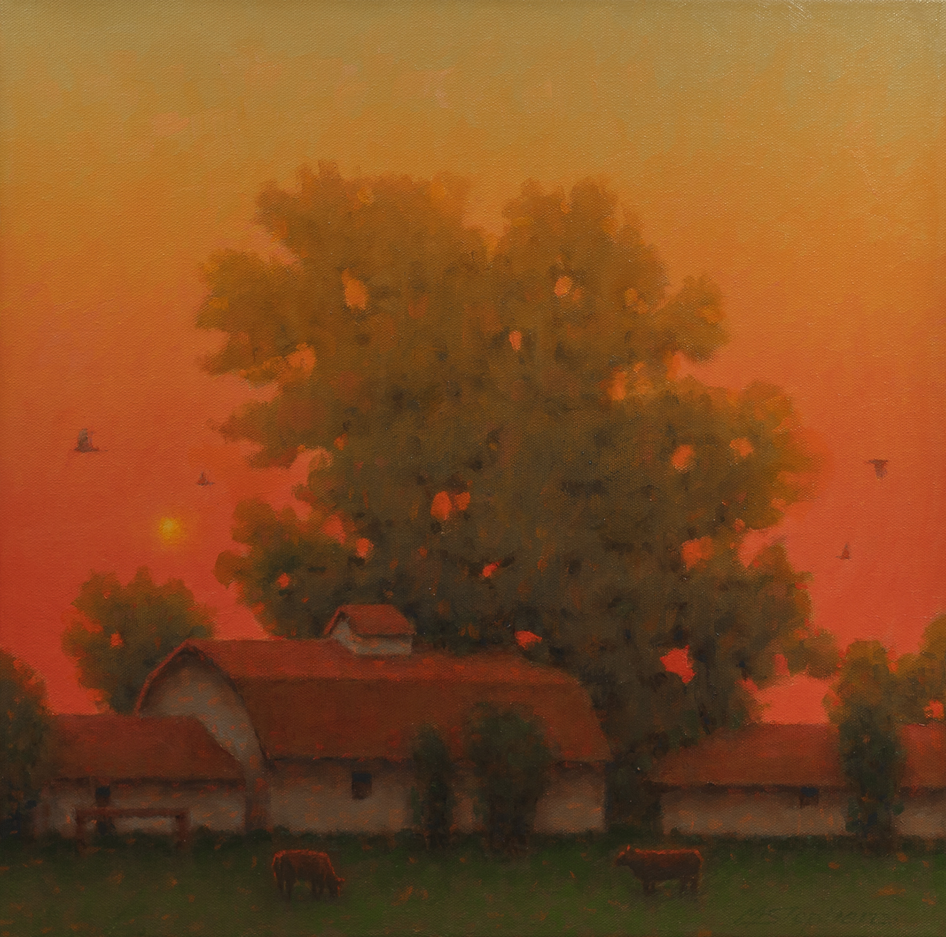 Intensity at Dusk   Oil   18" x 18"