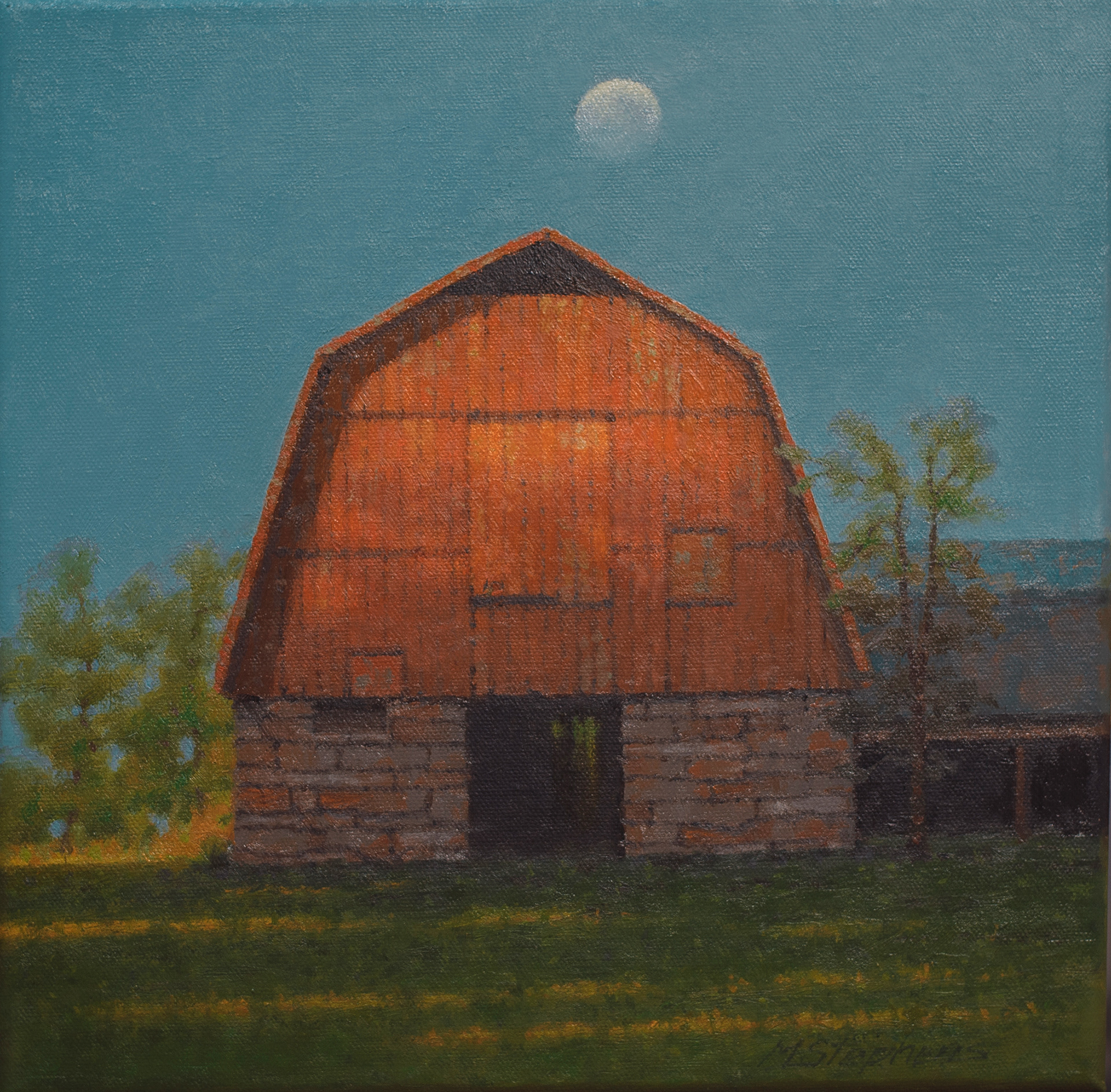 Last Light   Oil   12" x 12"