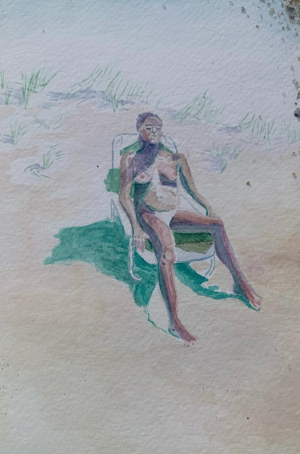 Mya, Savannah GA, Watercolor on Archival Paper, Spring, 2022