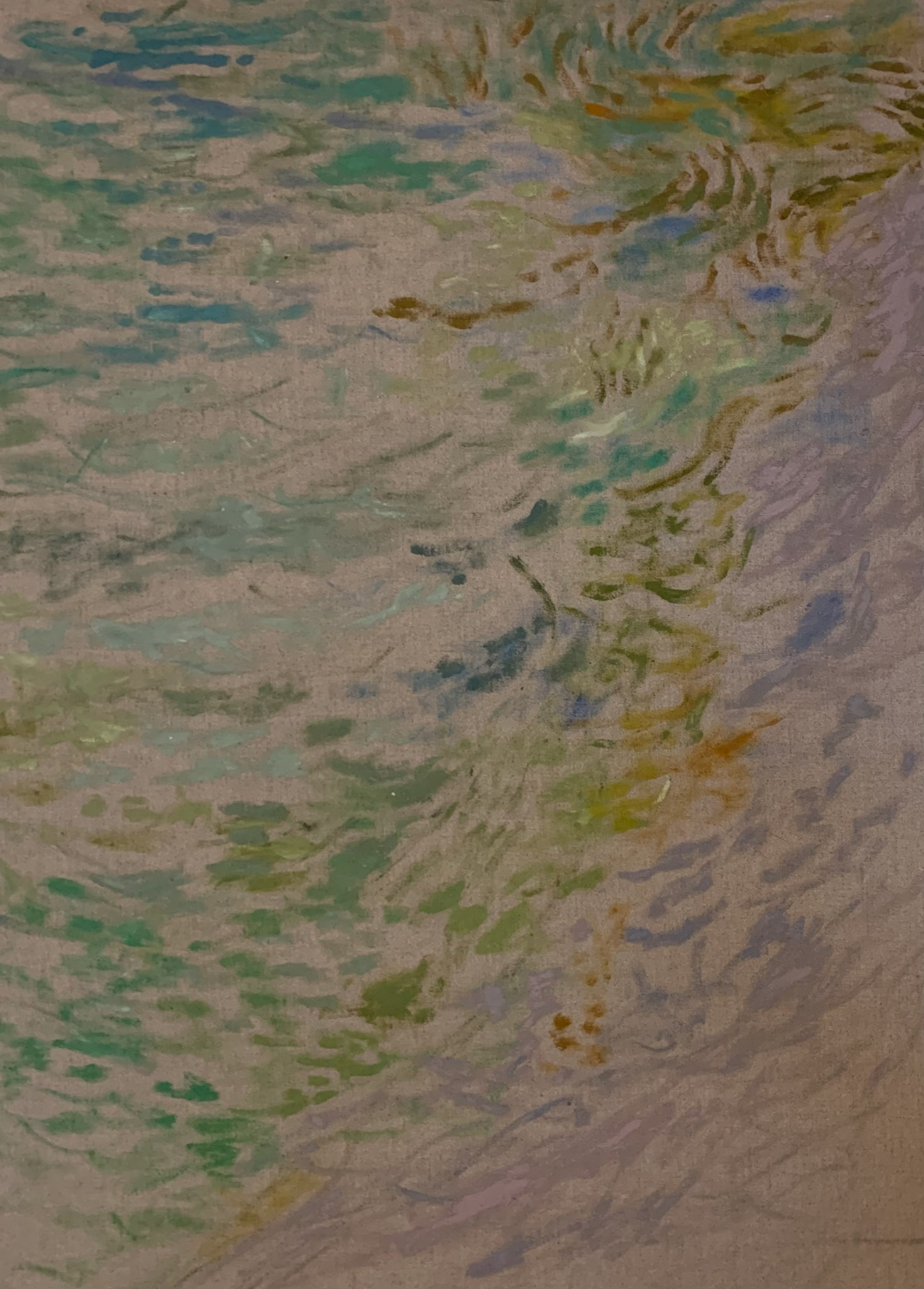 "Cliff Island, Fishermen's Cove" Oil on Linen, 2023