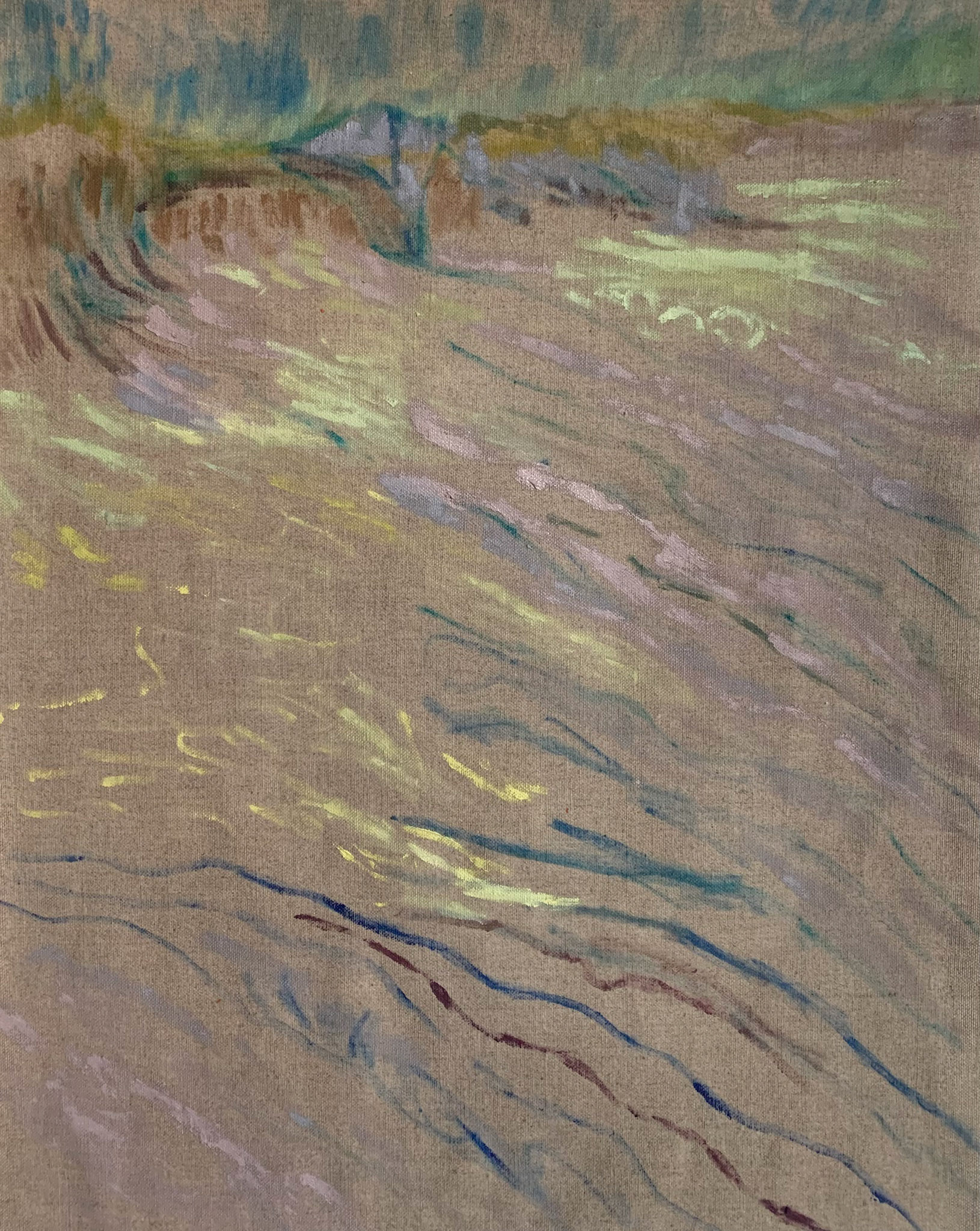 "Jewell Island, South Facing" Oil on Linen, 2023