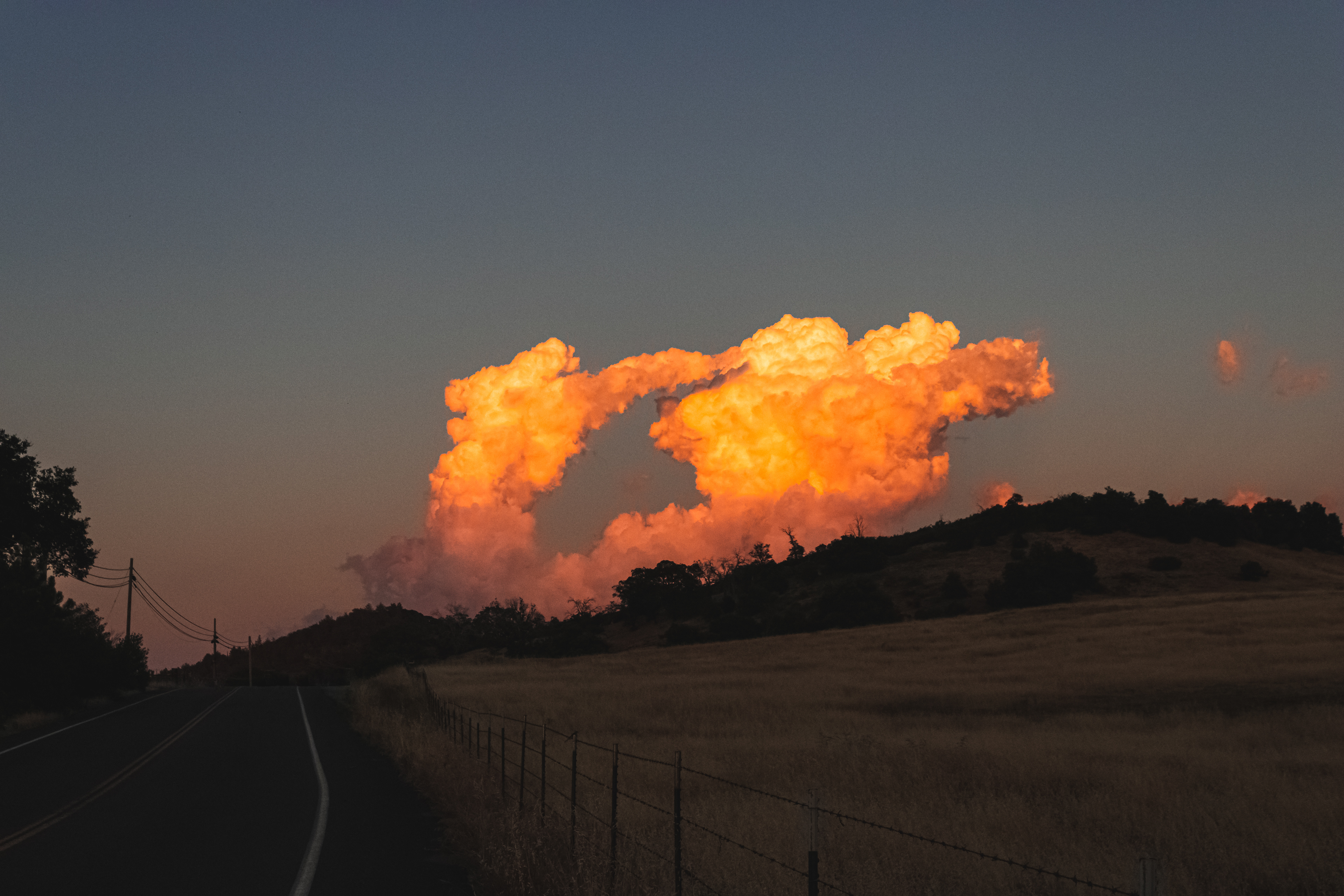 Thunderheads near Julian, CA