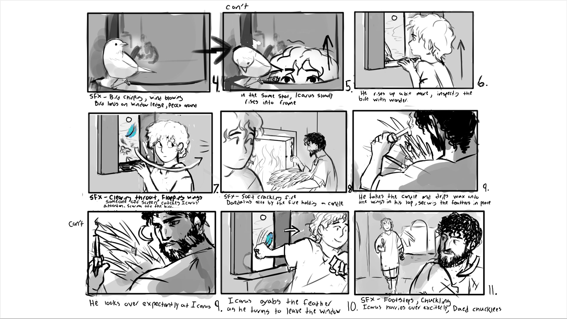 Icarus Storyboard - 2/9