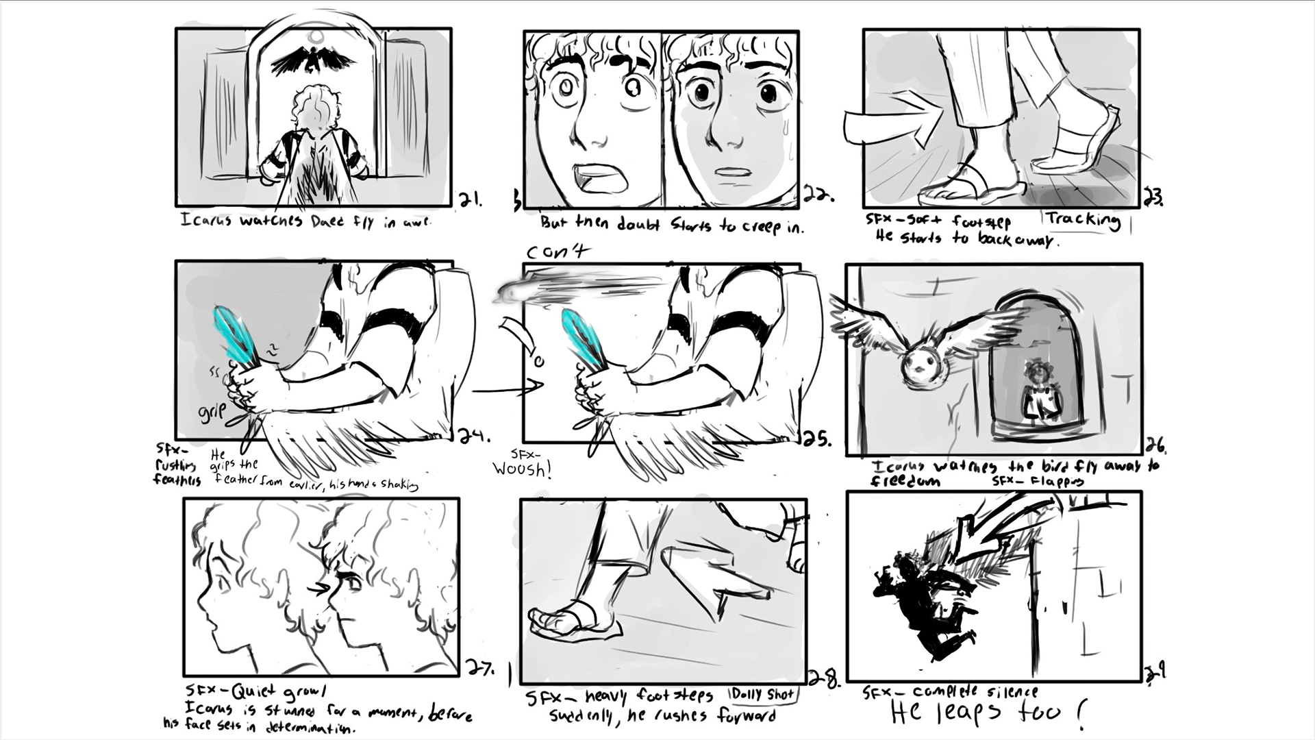 Icarus Storyboard - 4/9