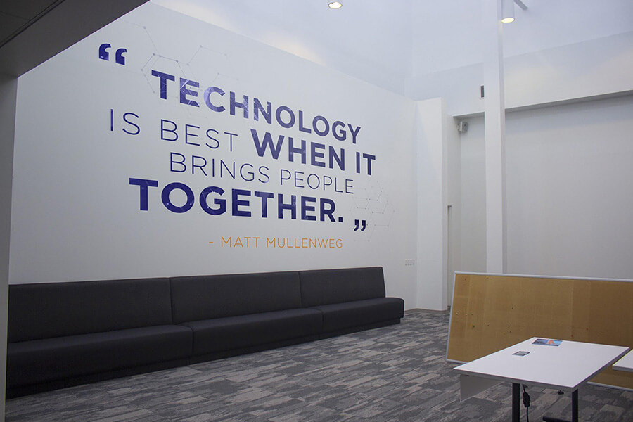 Wall quote