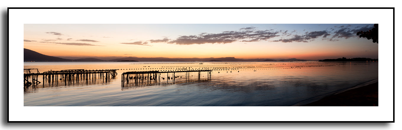 Pôr do sol no Ribeirão da Ilha
