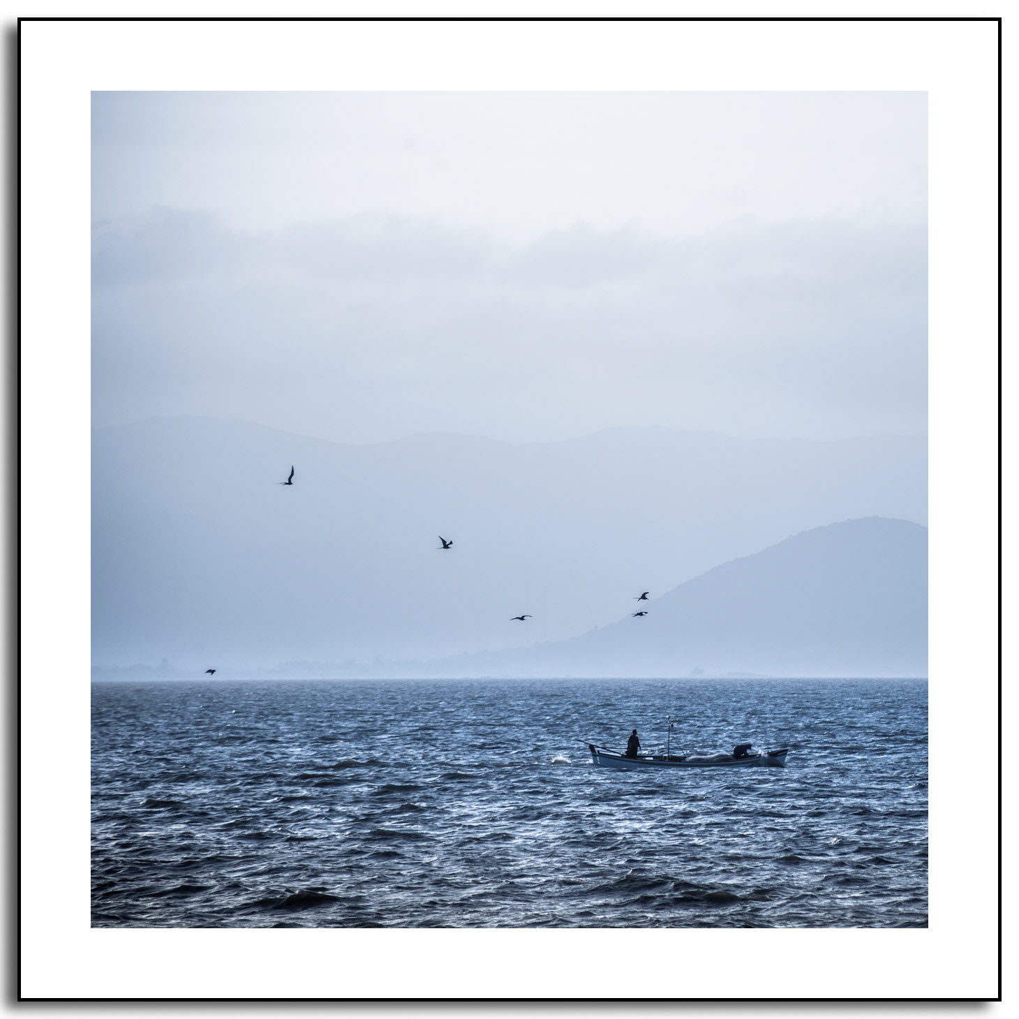 Pescadores na Baia Norte