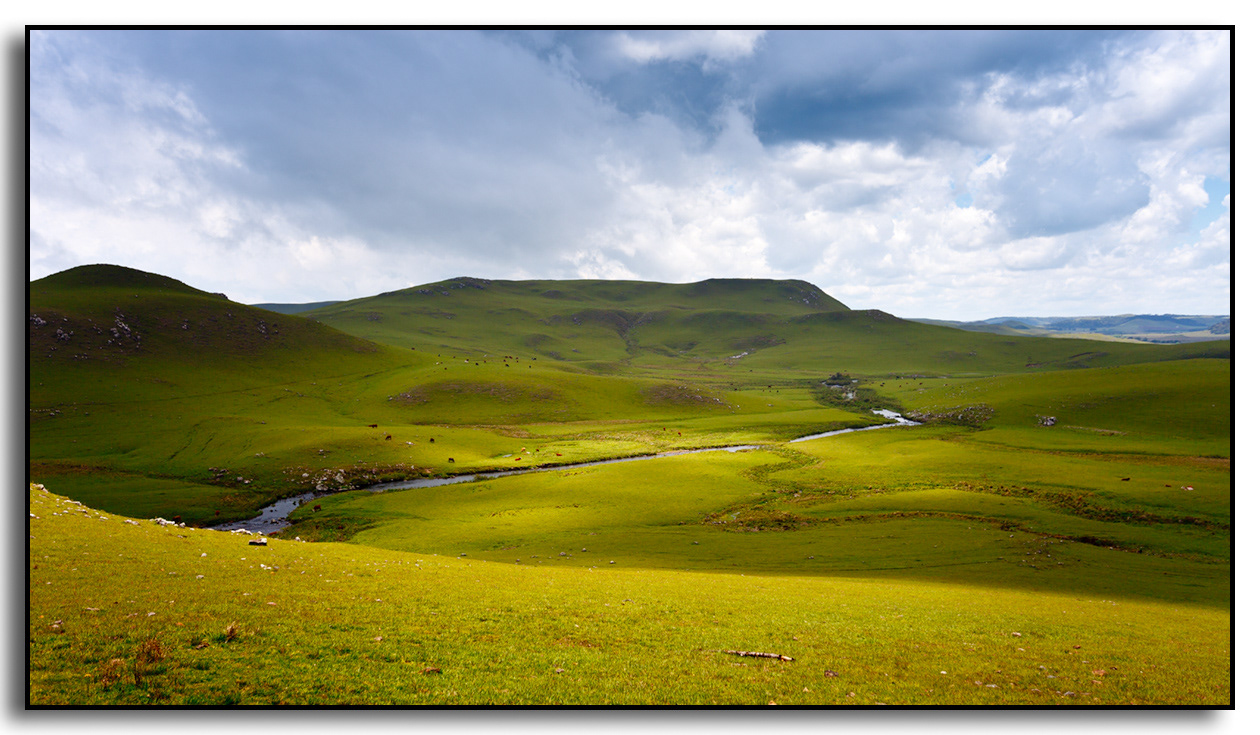 Coxilhas na região de São José dos Ausentes RS