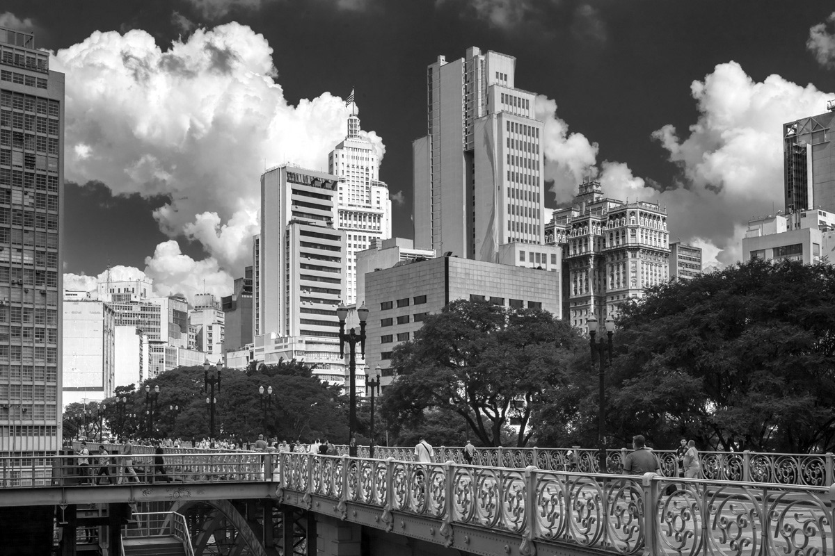 Viaduto Santa Ifigênia e Centro de São Paulo