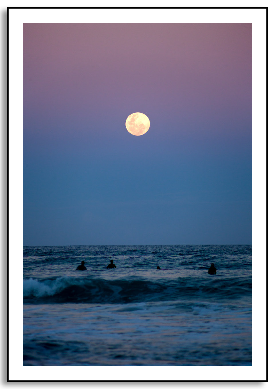 Lua Cheia na Praia Mole