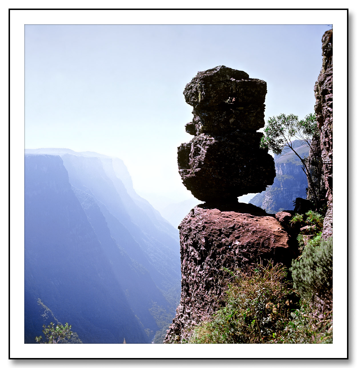 Pedra do Segredo no Cânion Fortaleza em Cambará do Sul