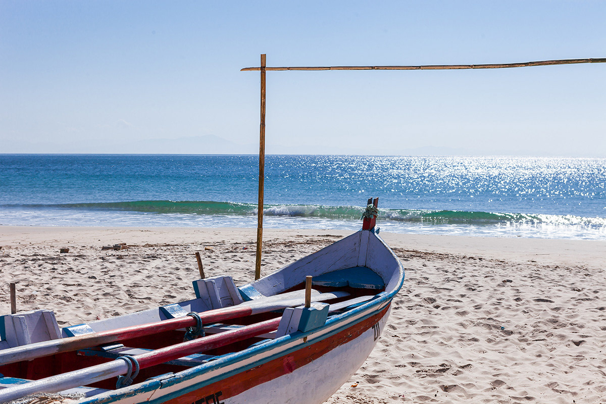 Canoa na Praia da Lagoinha
