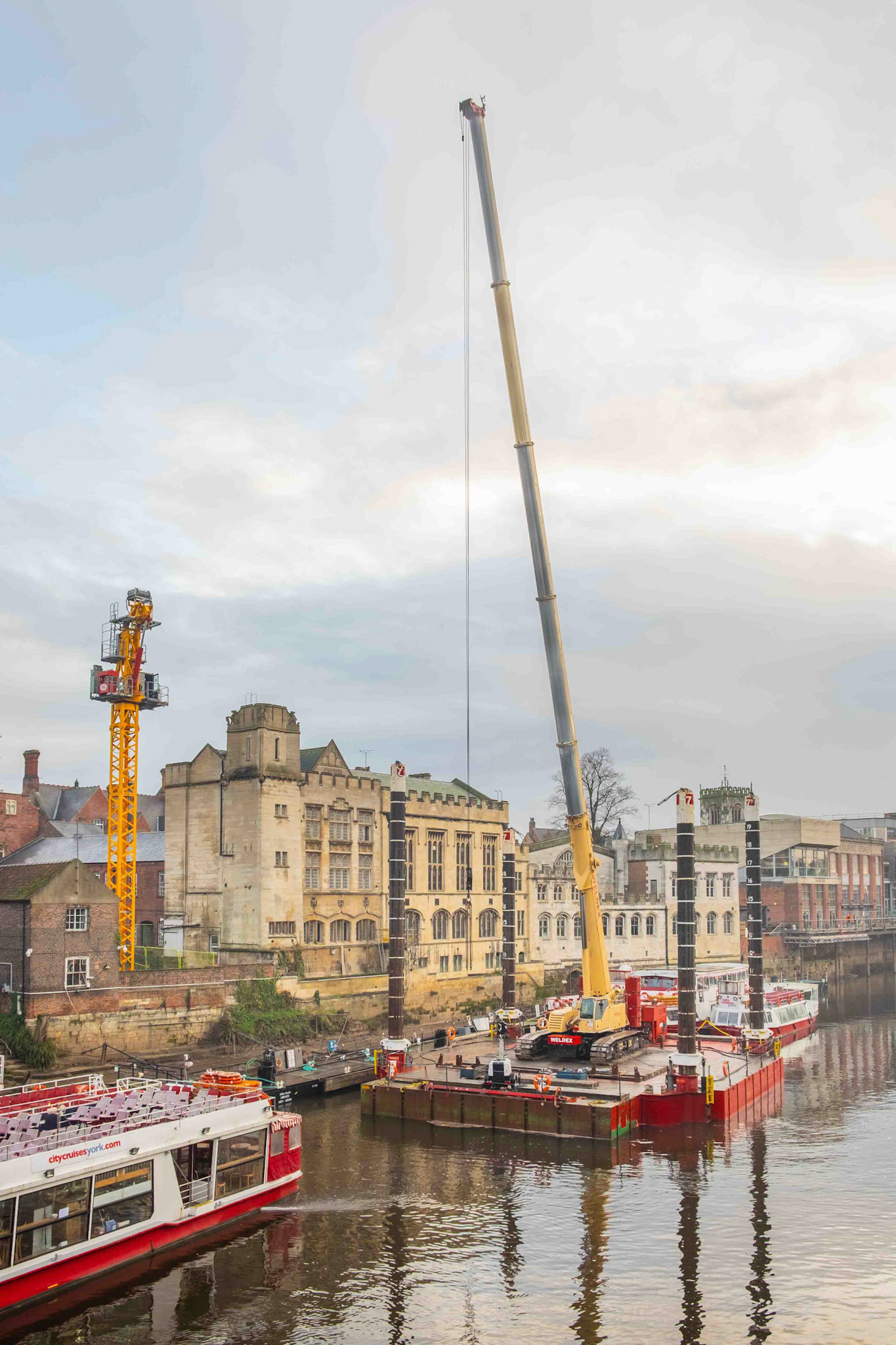Repairs to York Guildhall - North Yorkshire UK 2020