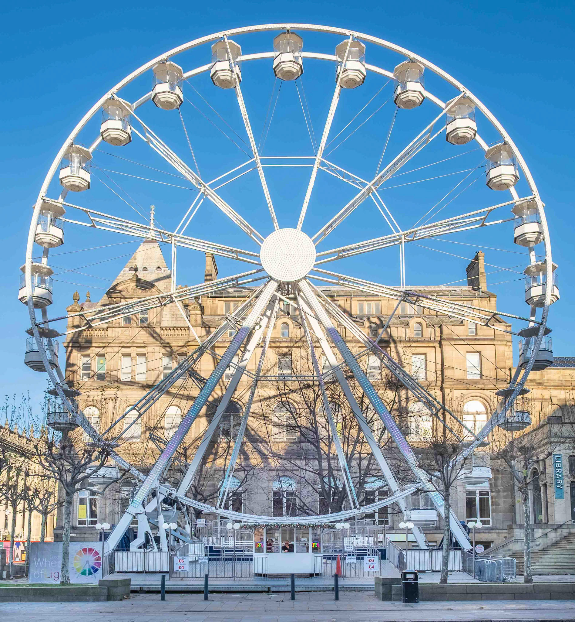 Ferris Wheel in Leeds Yorkshire UK 2025