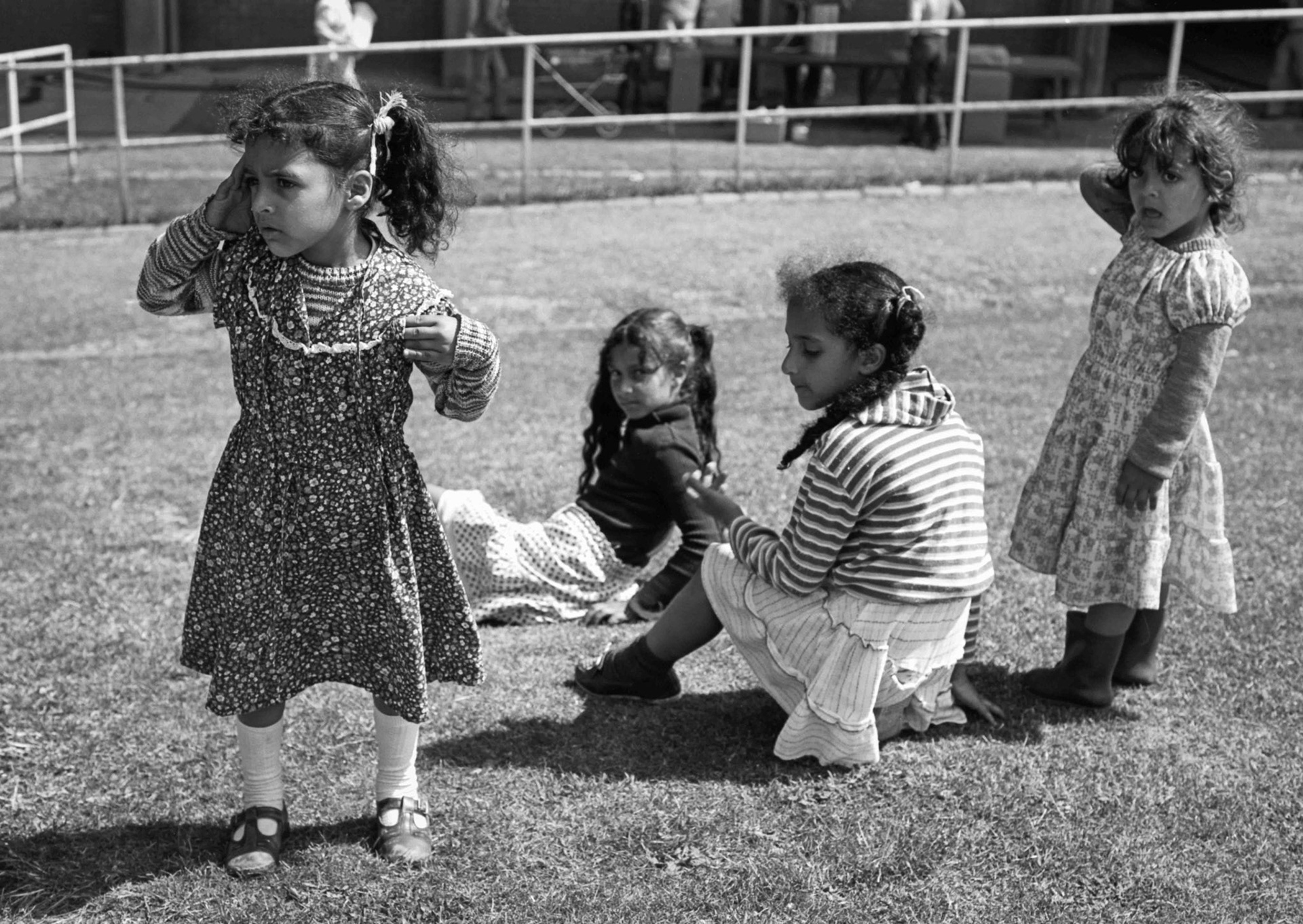 Kids Playing at Wedding Celebrations for Diana Princess of Wales - Sheffield Yorkshire UK 1981