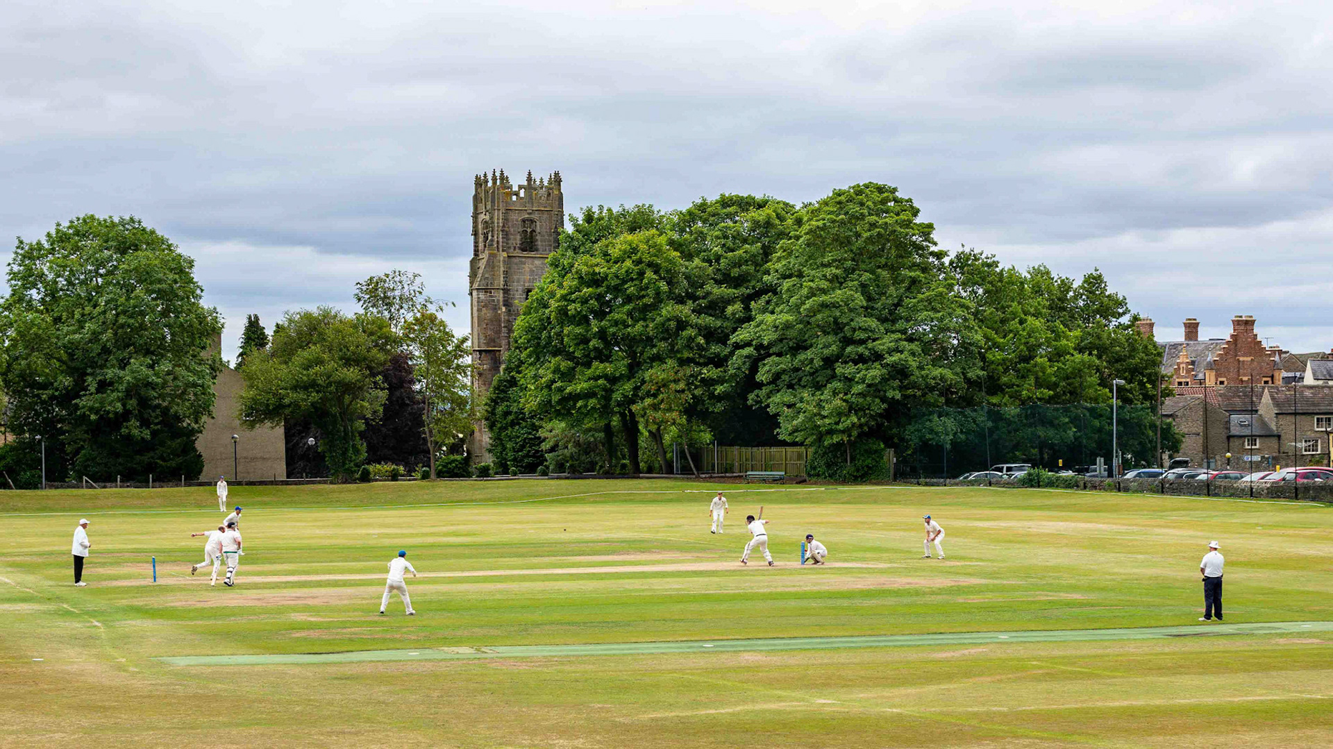 Cricket Match - Richmond North Yorkshire UK 2018