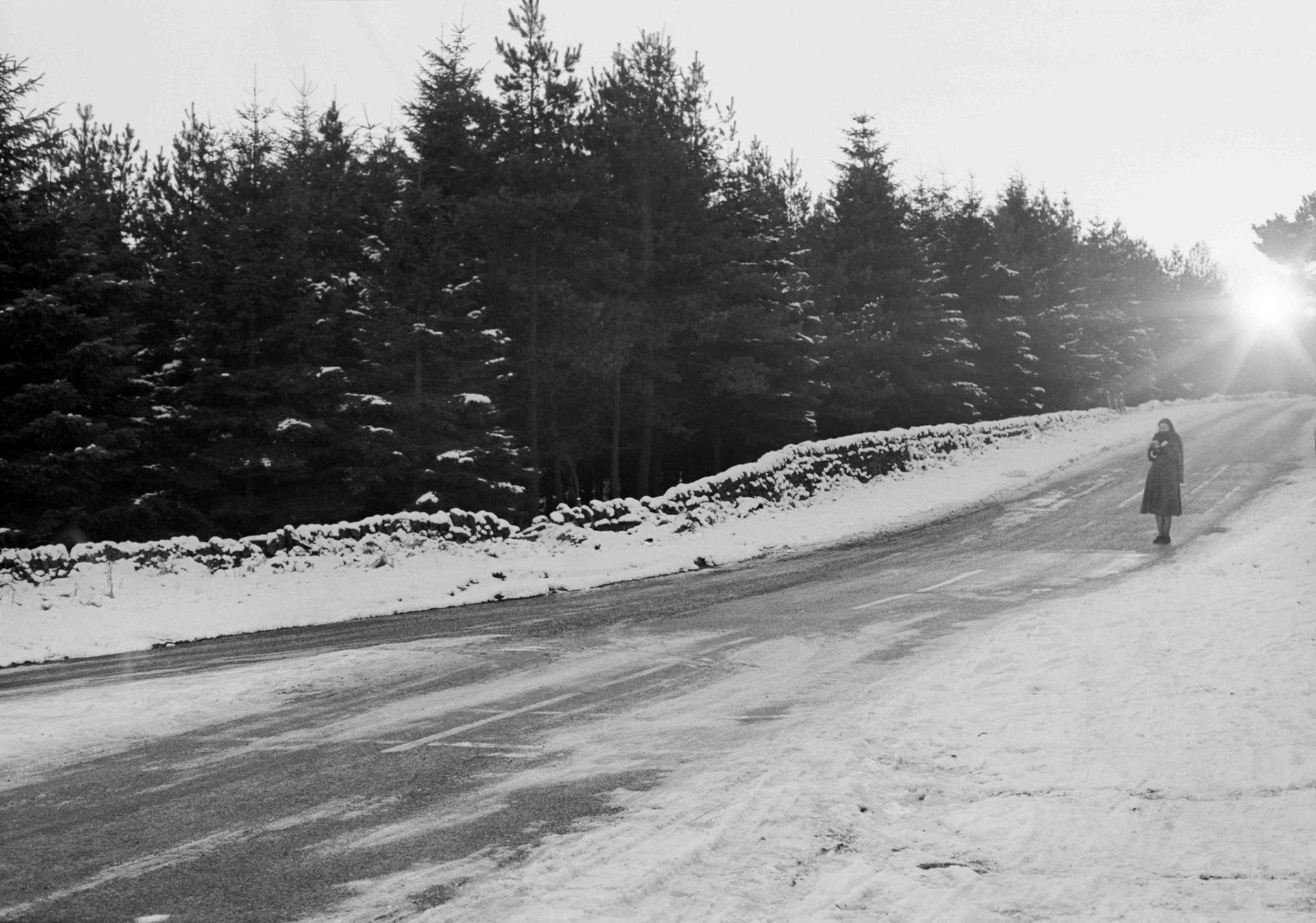 Winter Landscape - Strines Yorkshire UK 1970's