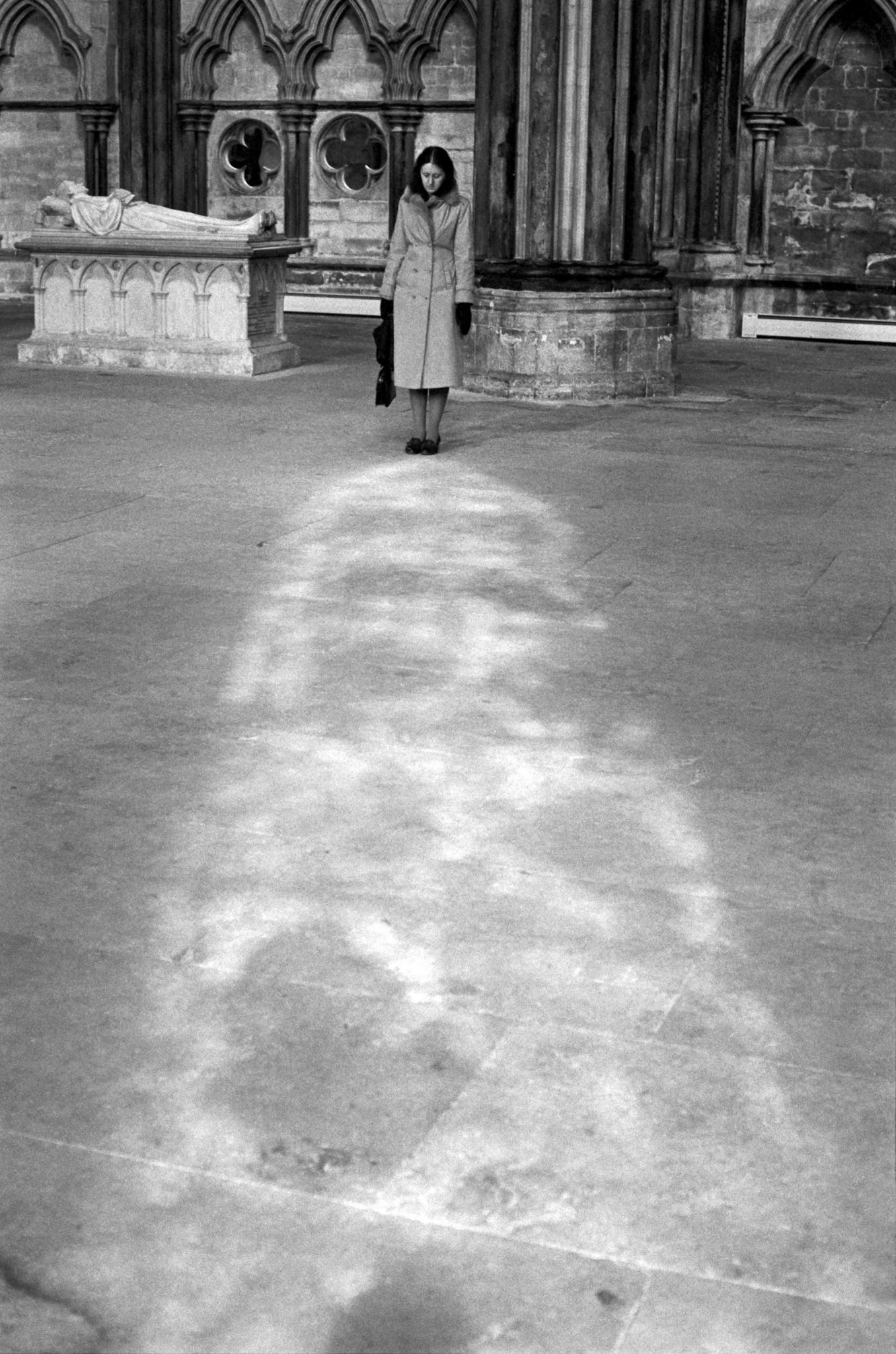 Diane and Image - Lincoln Cathedral 1970's