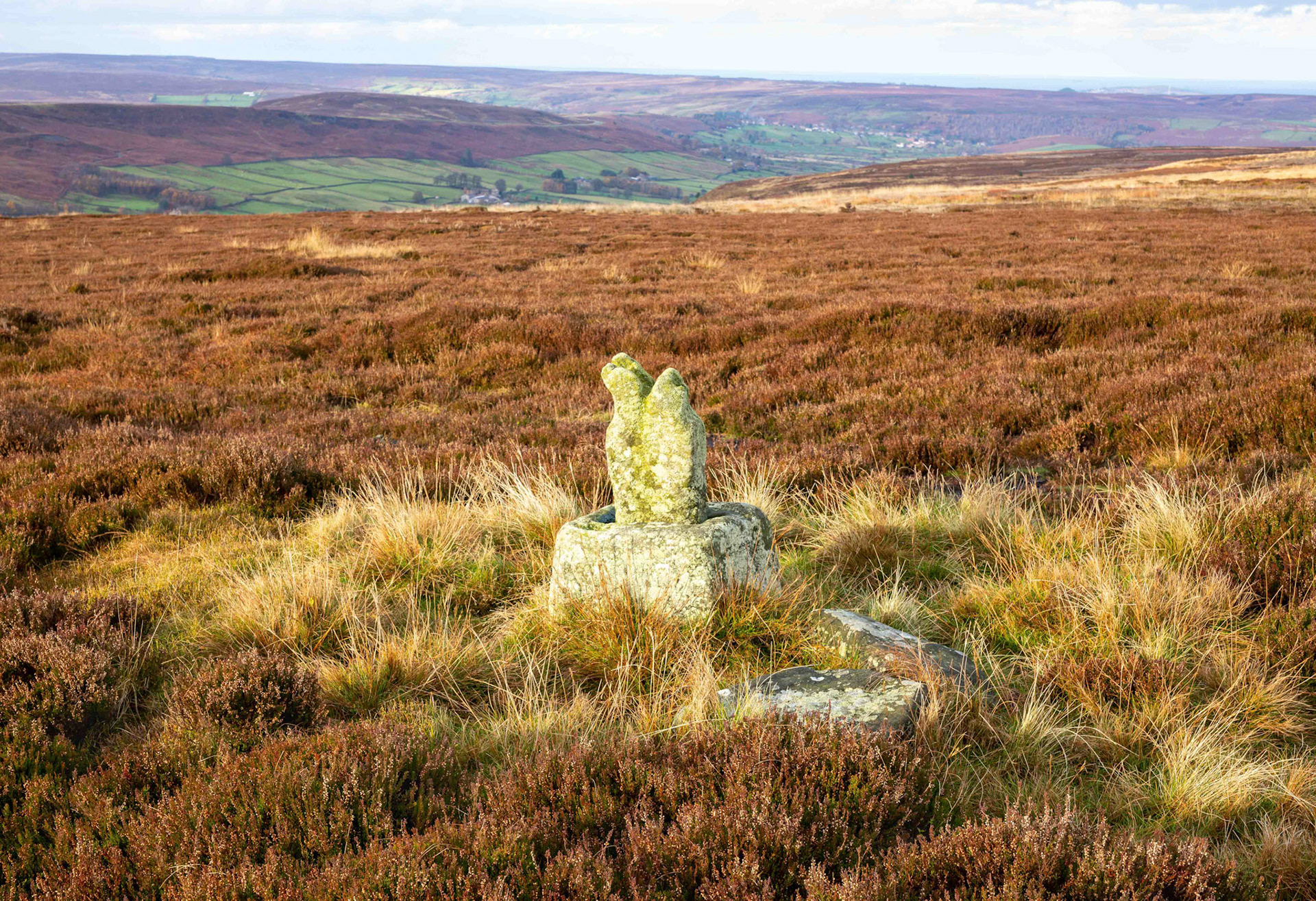 Botton Cross - Danby High Moor North York Moors UK 2019