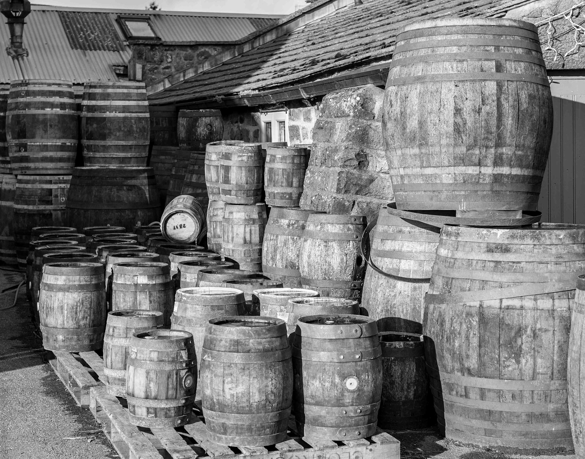 Barrels of Liquid Gold -  Theakston's Brewery Masham North Yorkshire UK 2018