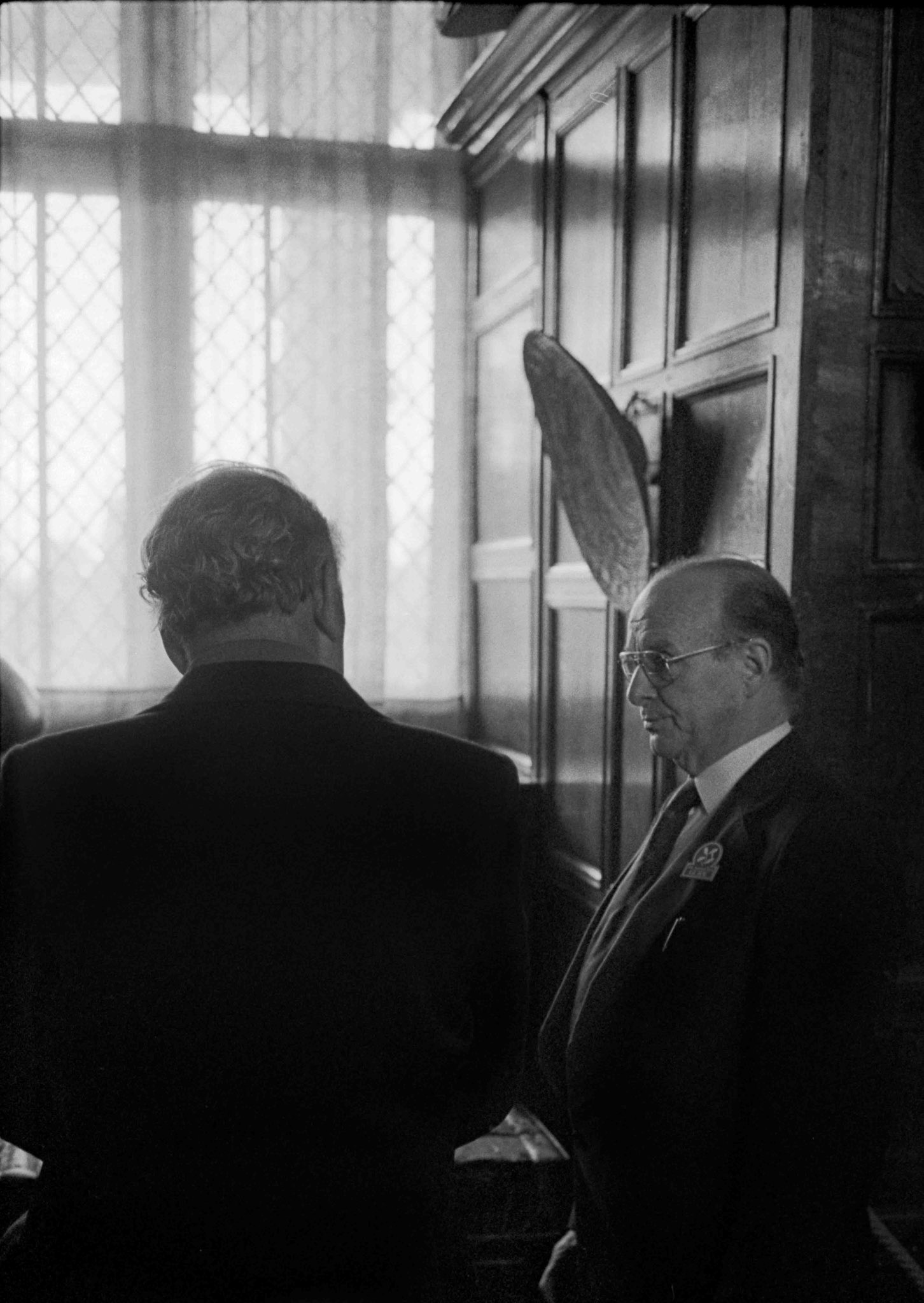 Two Men - Hardwick Hall Derbyshire UK 1980's