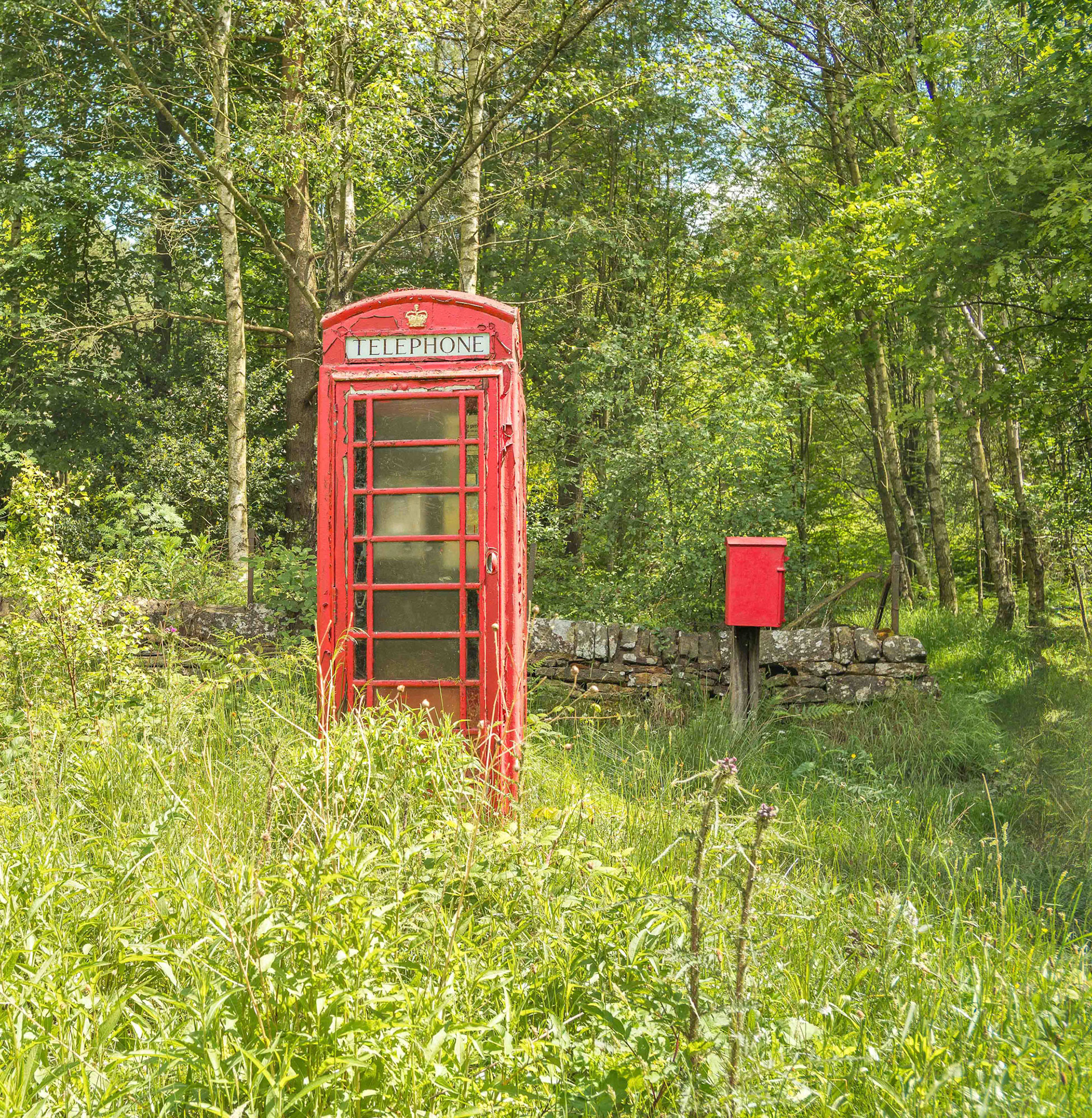 Telephone Box and Post Box - North York Moors UK 2024