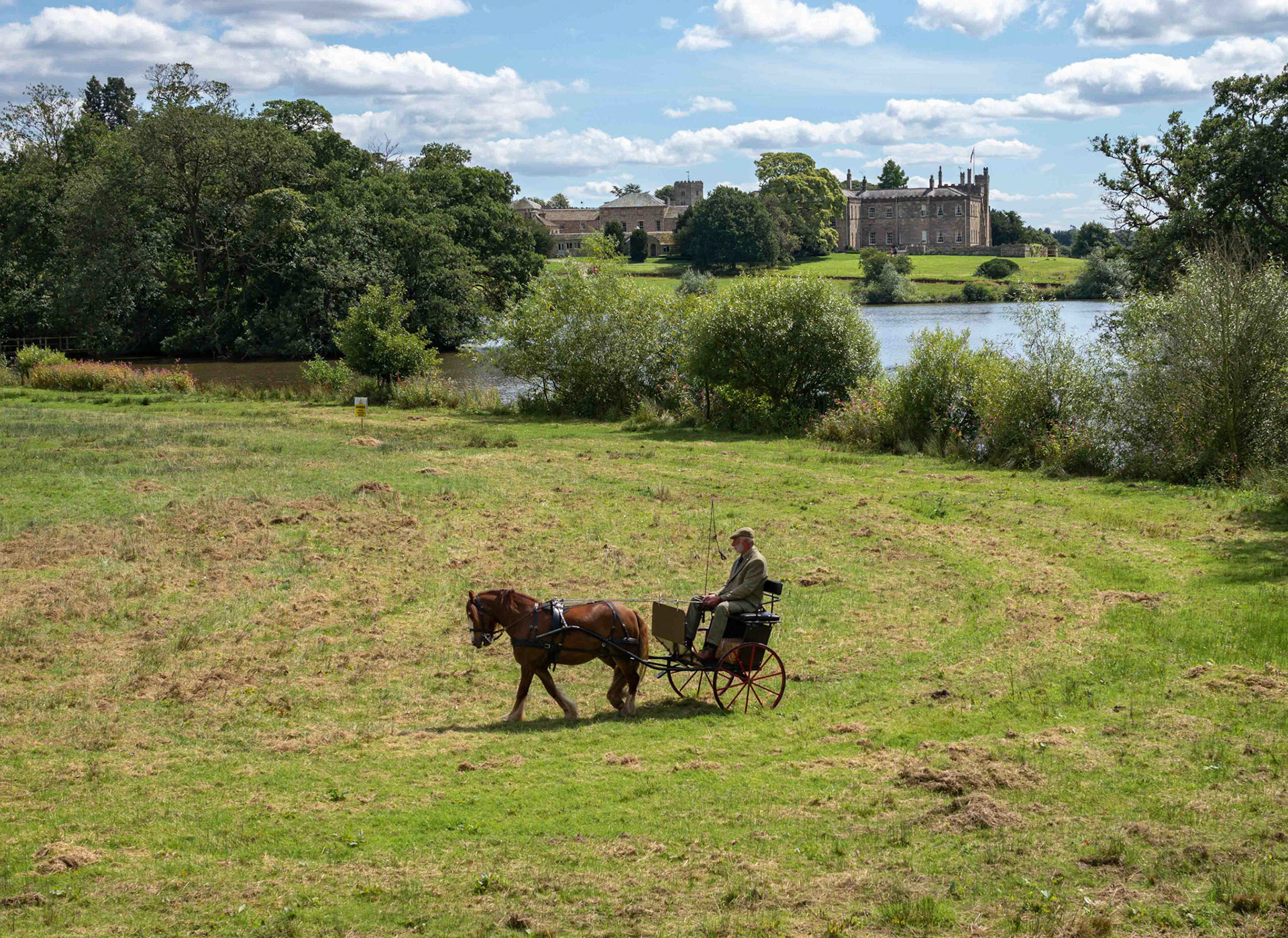 Horse and Trap - Ripley Castle North Yorkshire UK 2017