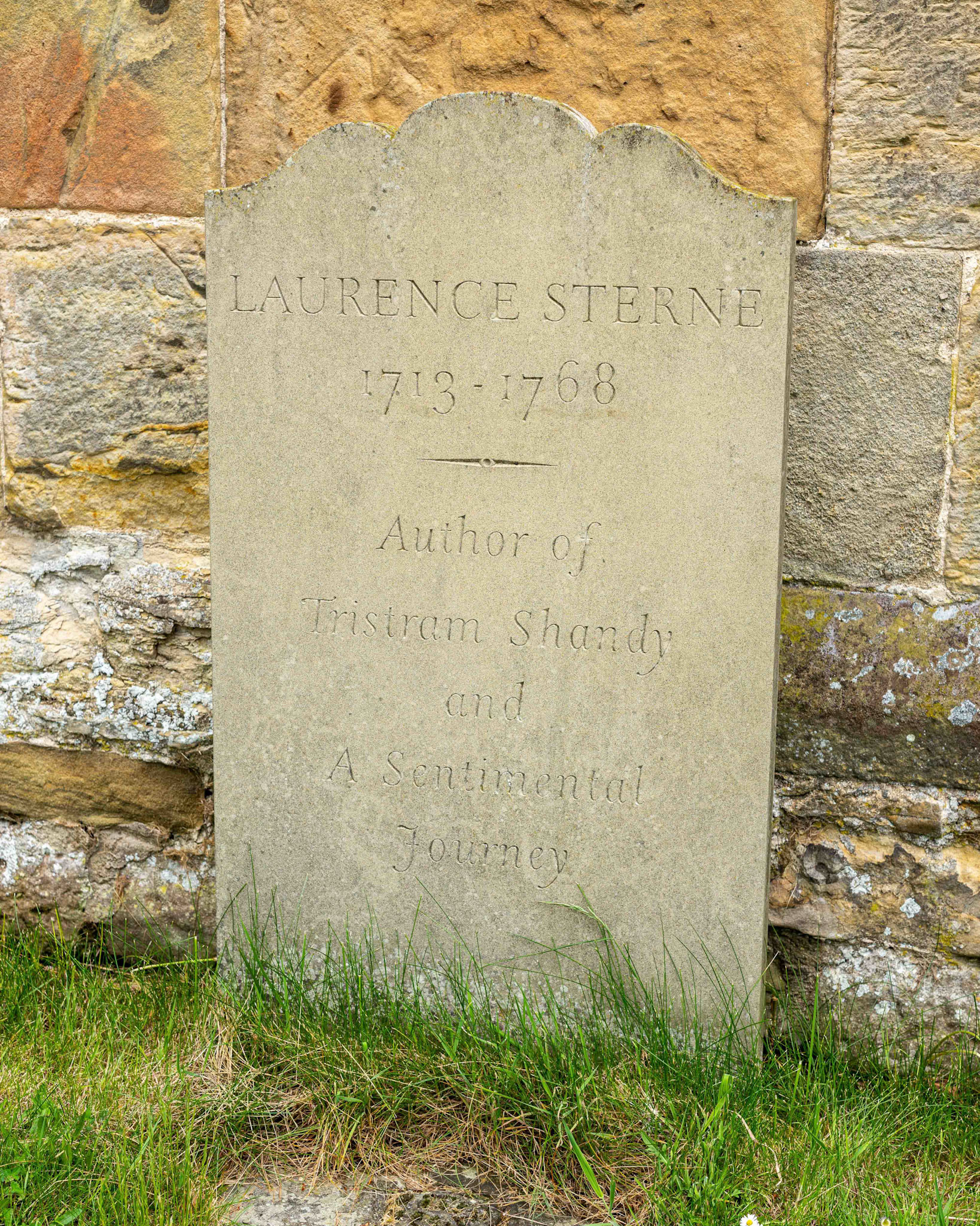 The Grave of Laurence Stern - Coxwold North Yorkshire UK 2017