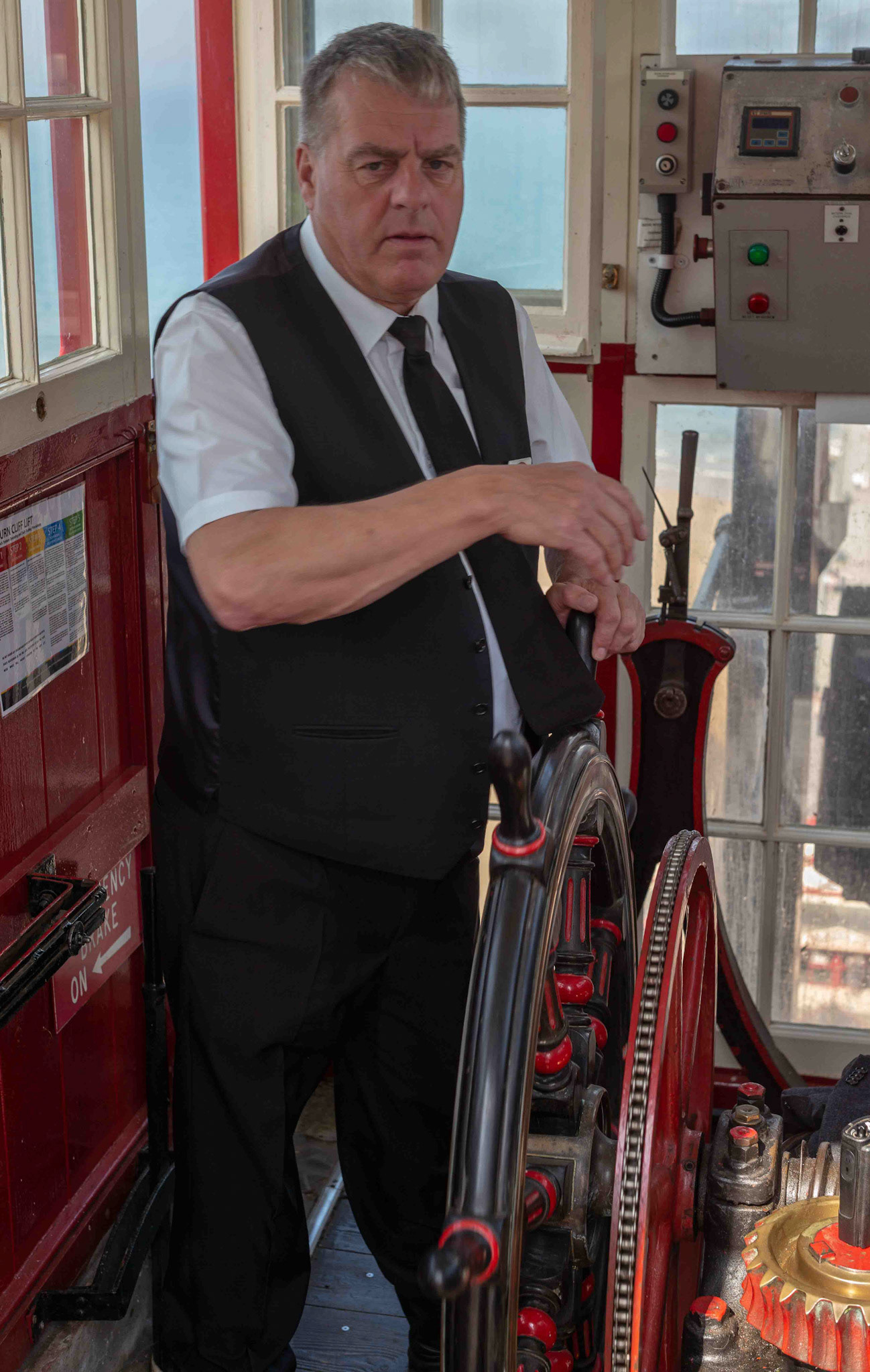 Funicular Operator - Saltburn-by-the-Sea - North Yorkshire UK 2019