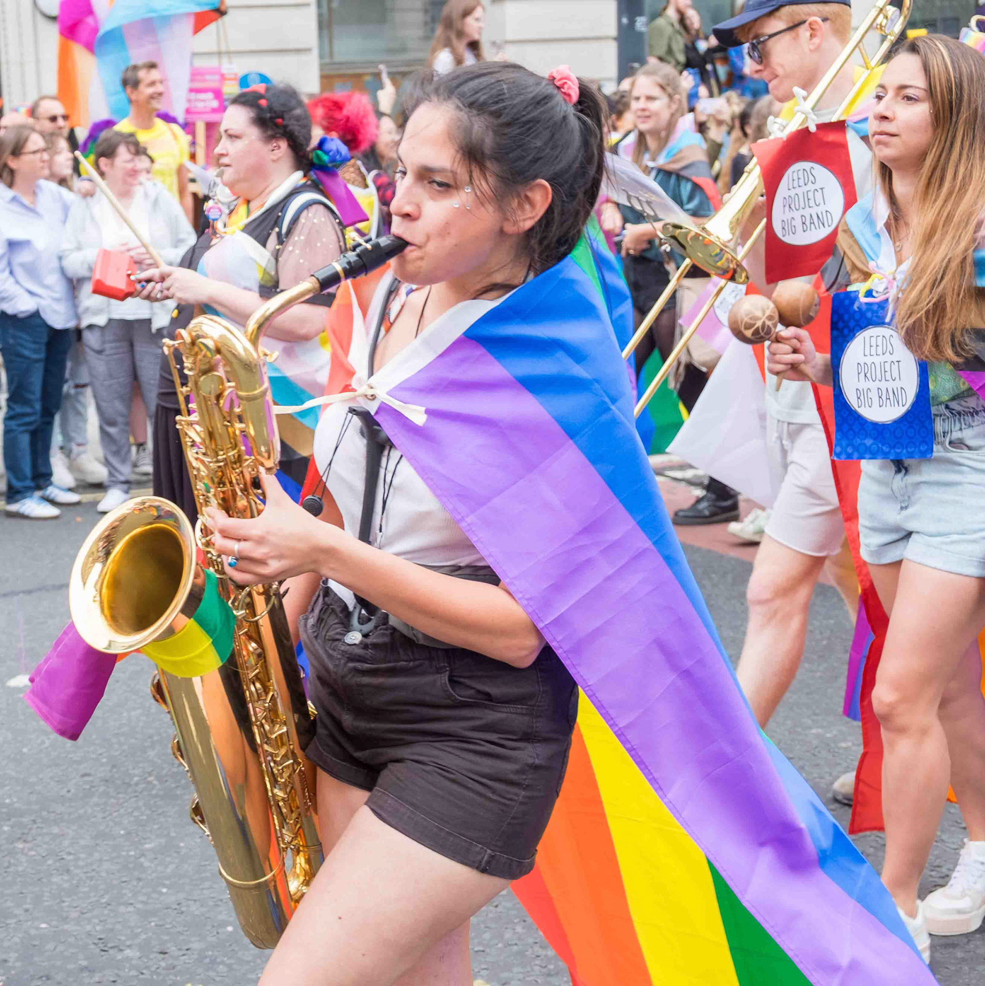 Saxophone Player - Leeds Pride Parade