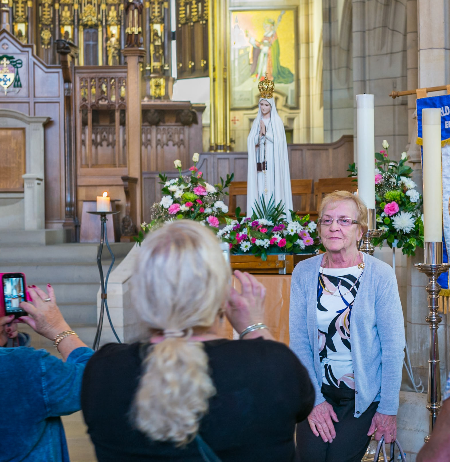 Mass at Catholic Cathedral - Leeds West Yorkshire UK