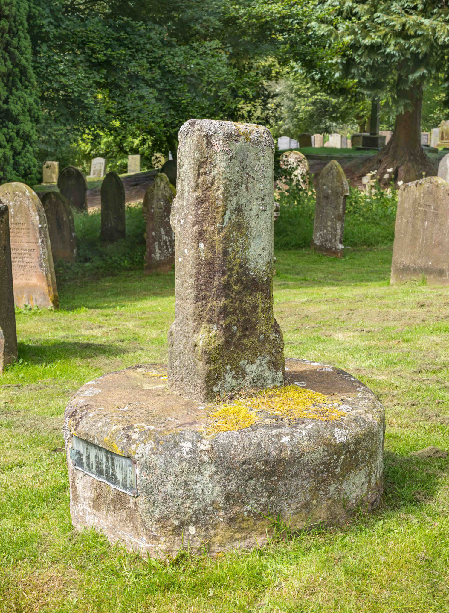 Cropton Cross Showing West and North Face - St Gregory's Church North Yorkshire UK 2024
