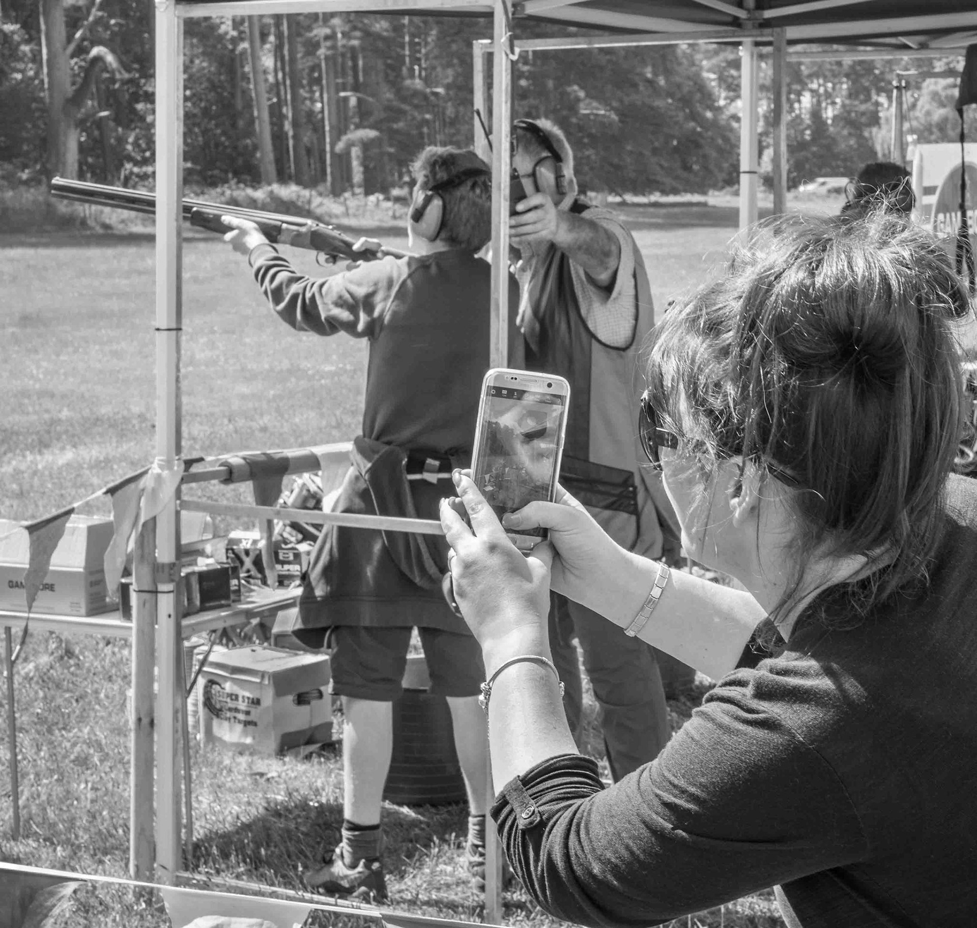Shooting at Pickering Game Fair - North Yorkshire UK