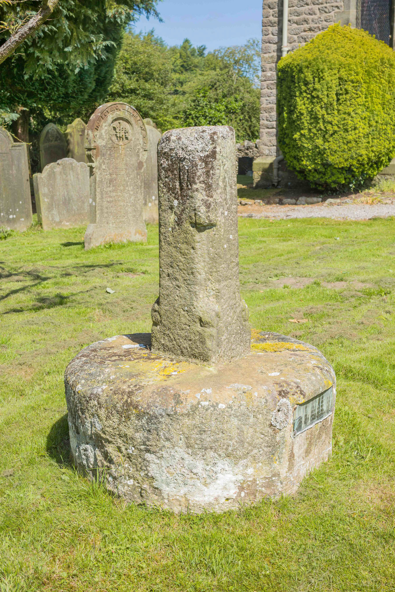 Cropton Cross Showing South and West Face - St Gregory's Church North Yorkshire UK 2024