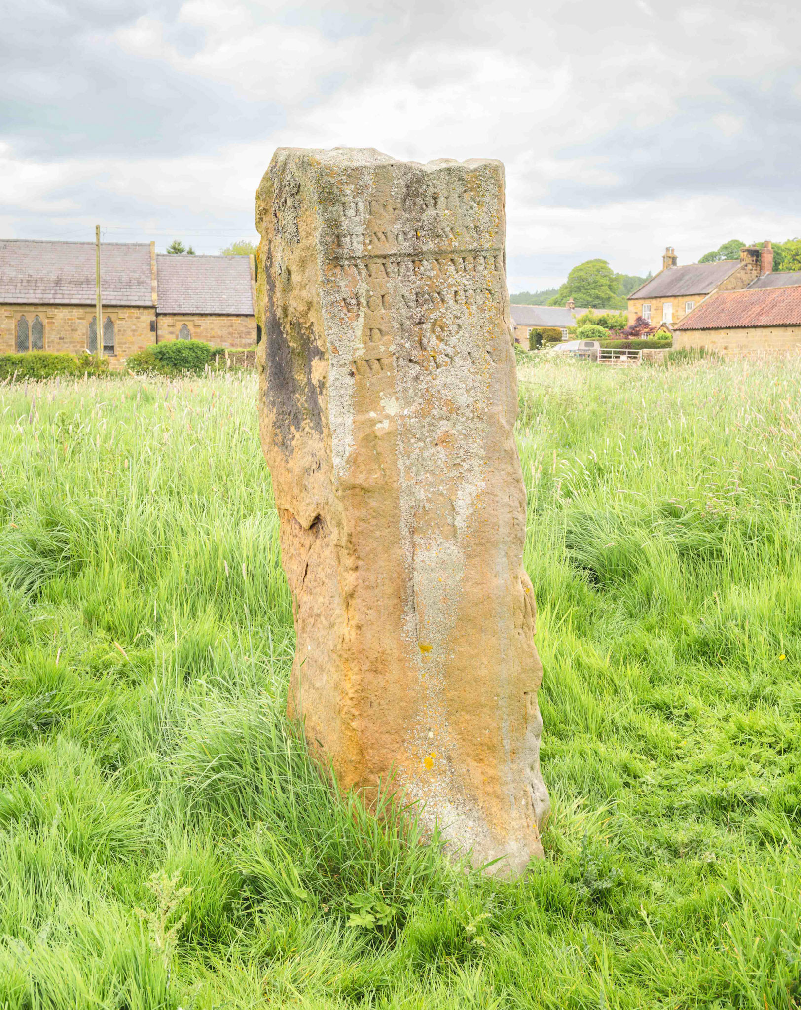 The Puzzle Stone - Nether Silton North Yorkshire UK 2023