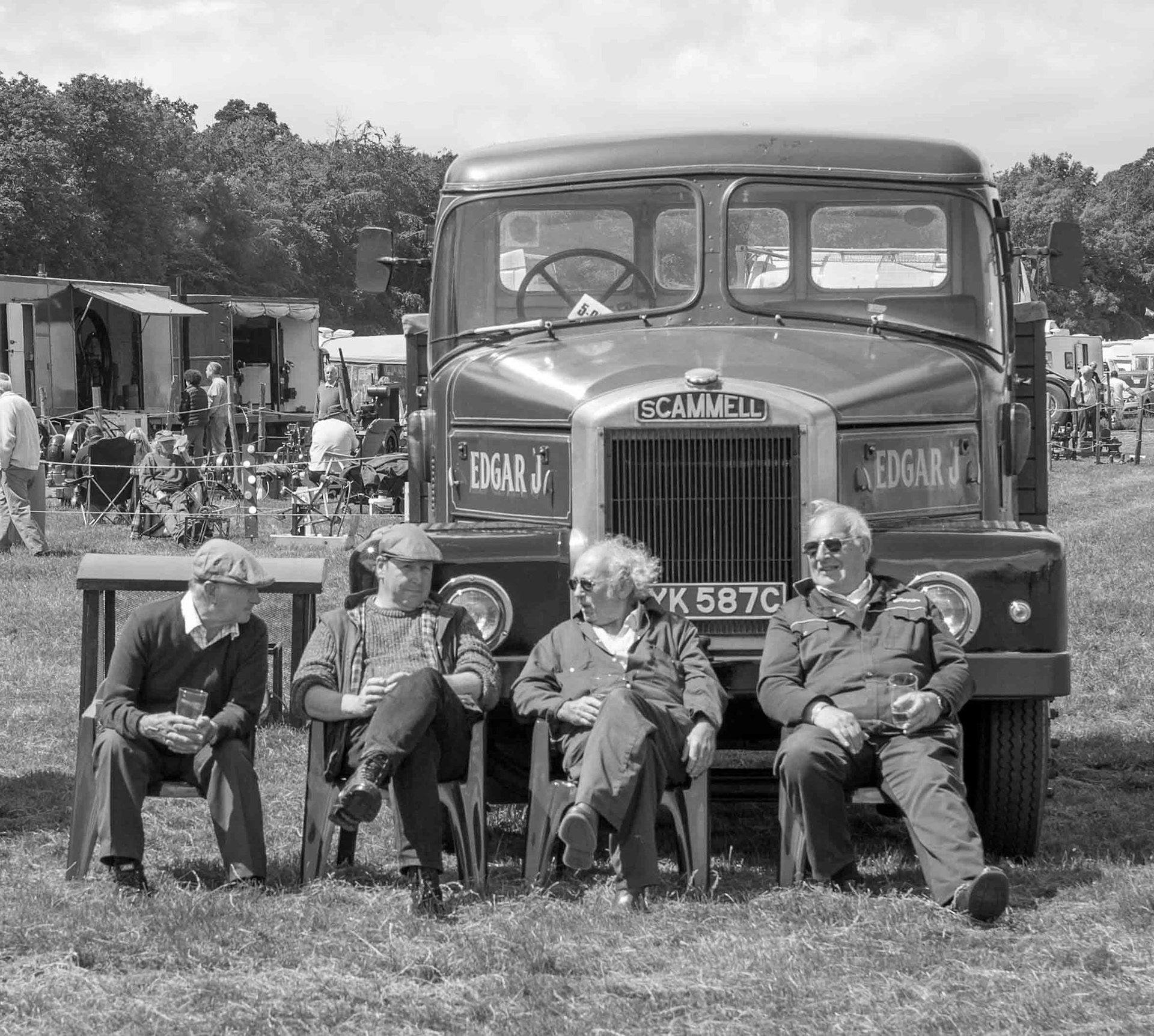 Men and Beer - Duncombe Park North Yorkshire UK
