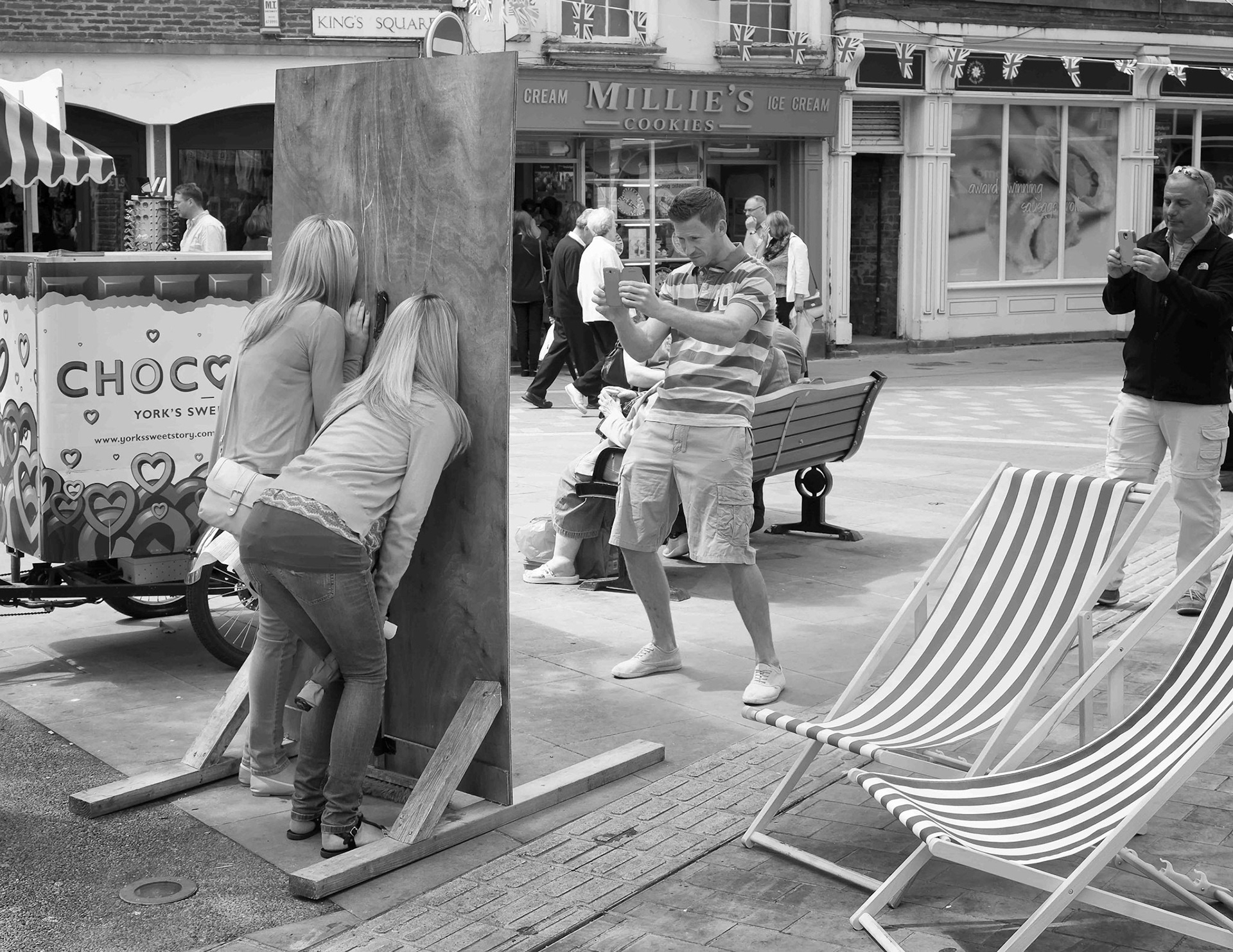 Peep Show - Kings Square York North Yorkshire UK 2014