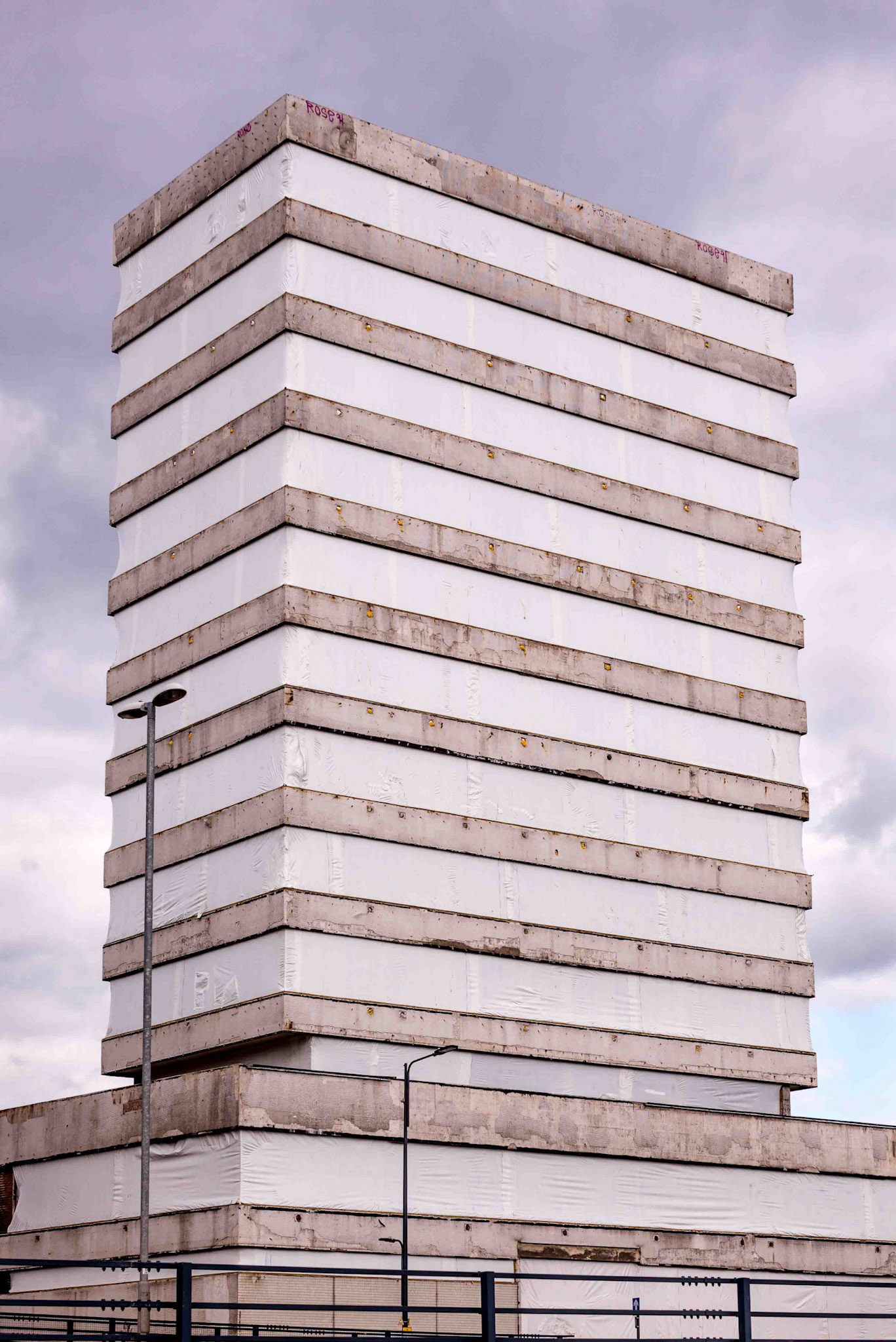 Wrapped Building - Leeds West Yorkshire UK 2017