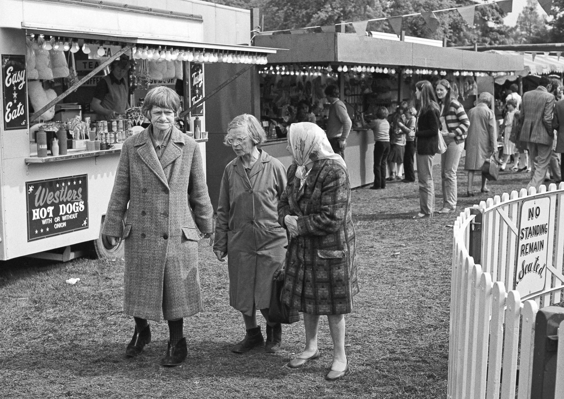 Three Old Women - Firth Park Sheffield Fair 1970's