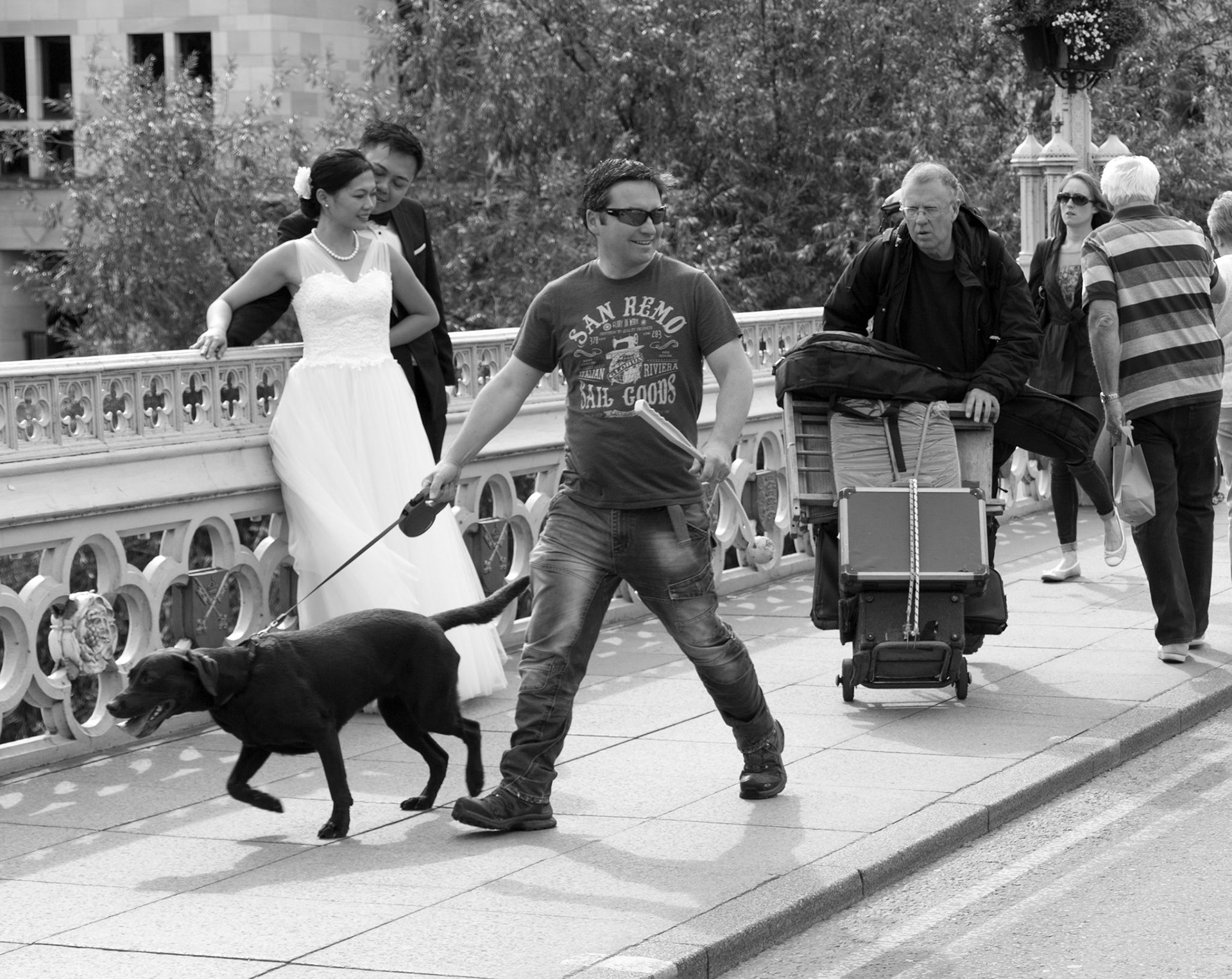 Wedding Couple - Lendal Bridge York North Yorkshire UK
