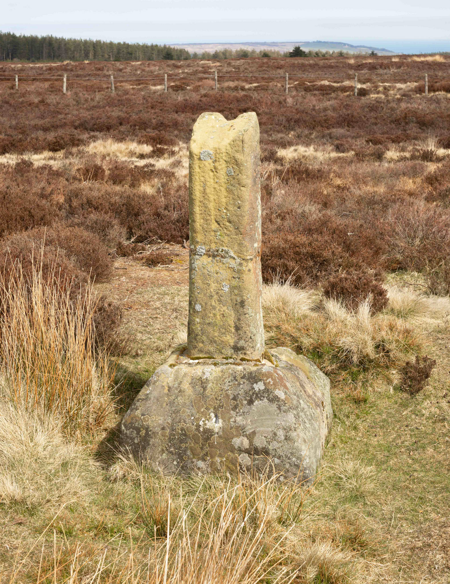 Ann's Cross - Looking out to Sea North York Moors UK 2021