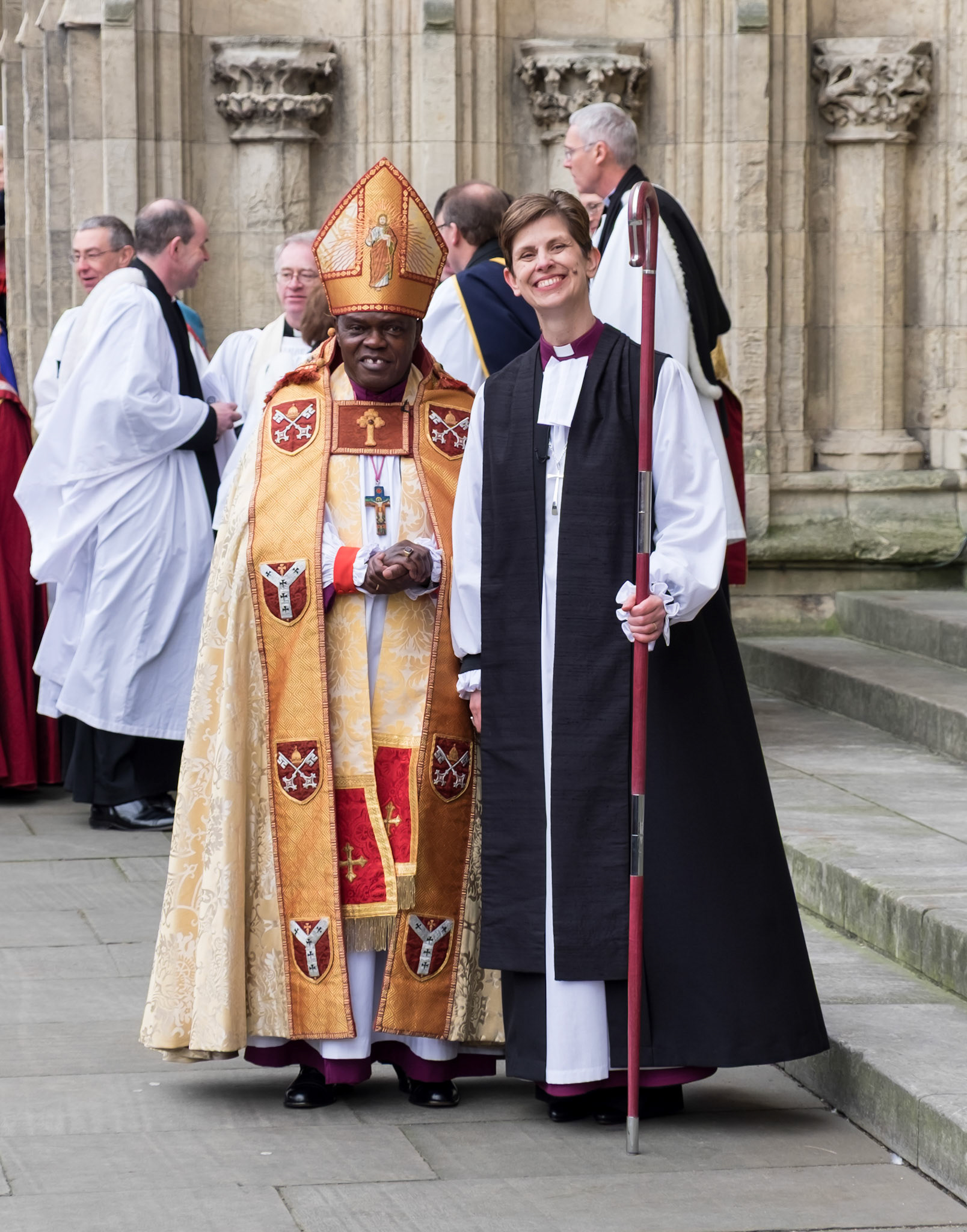 Libby Lane - Inaugurated as Bishop of Stockport at York Minster North Yorkshire UK