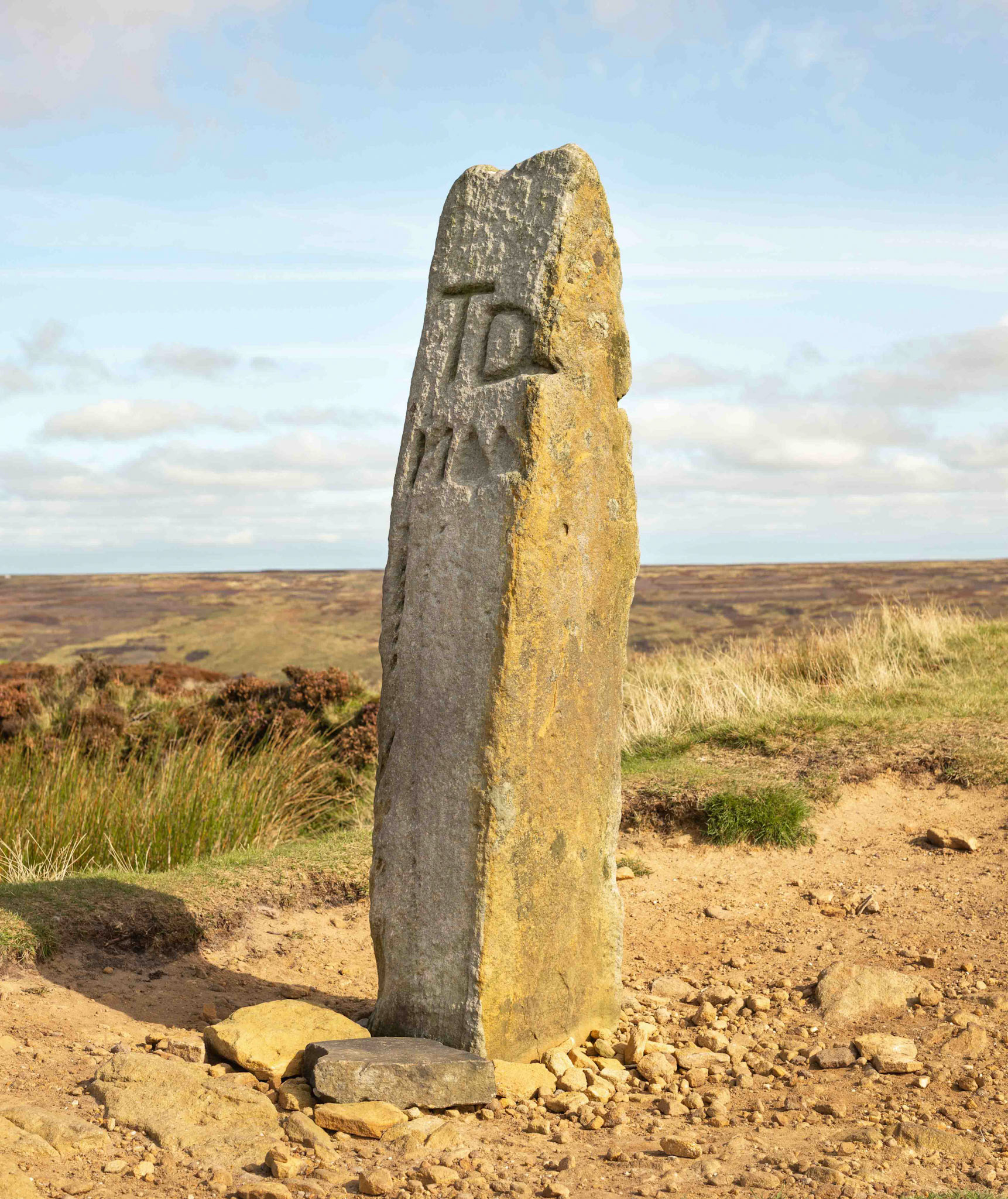 Marker Stone at Blakey Howe - North York Moors UK 2020