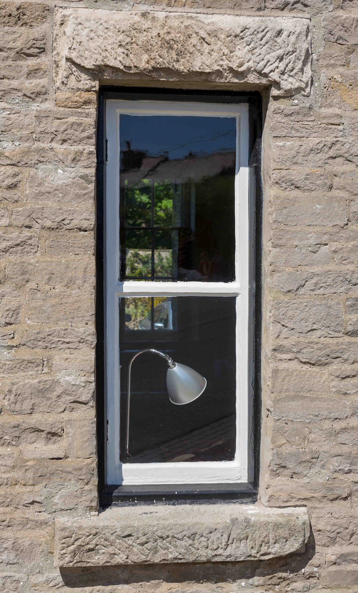 Window and Lamp - Middleham North Yorkshire UK 2017