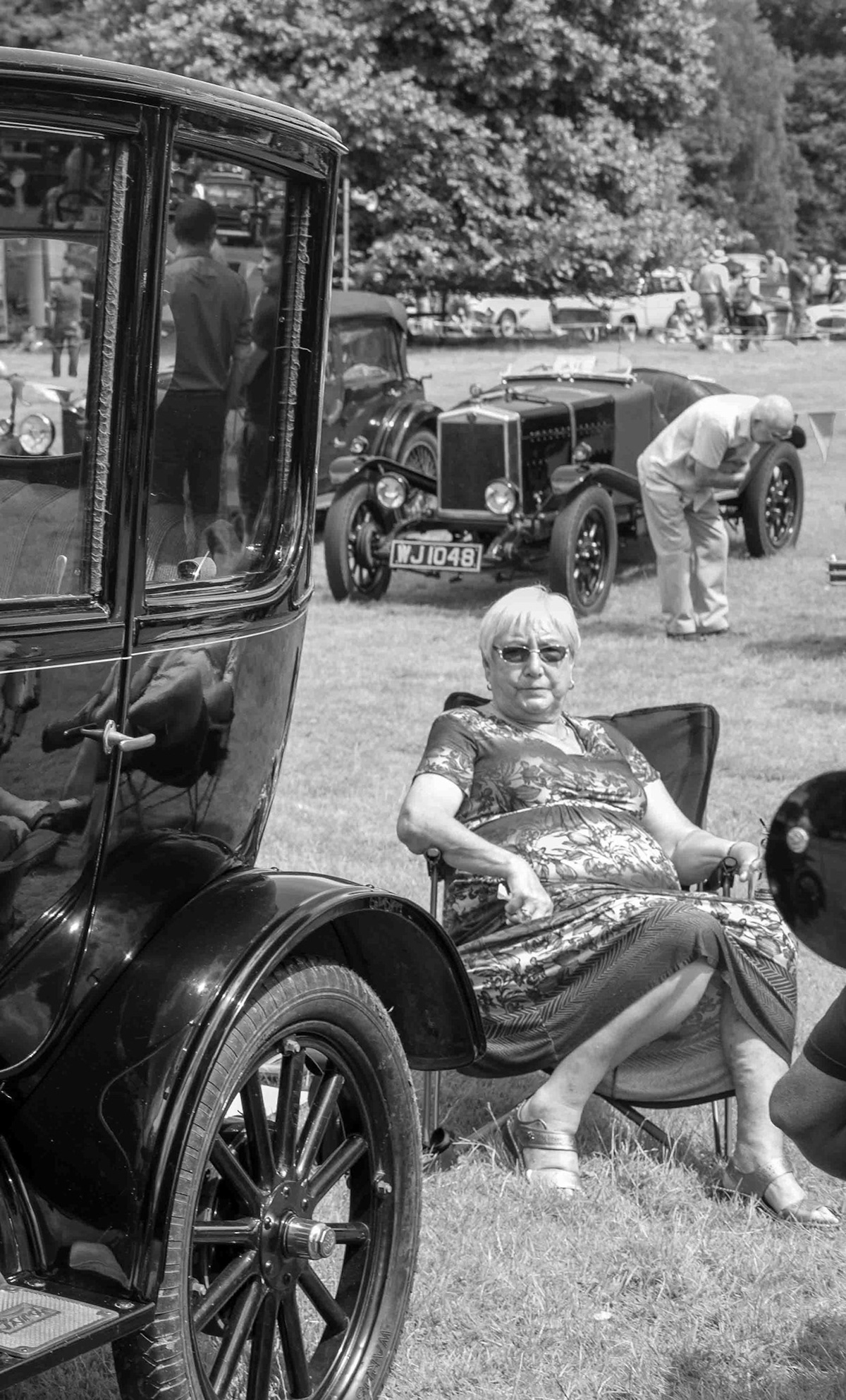 Car and Woman - North Yorkshire UK