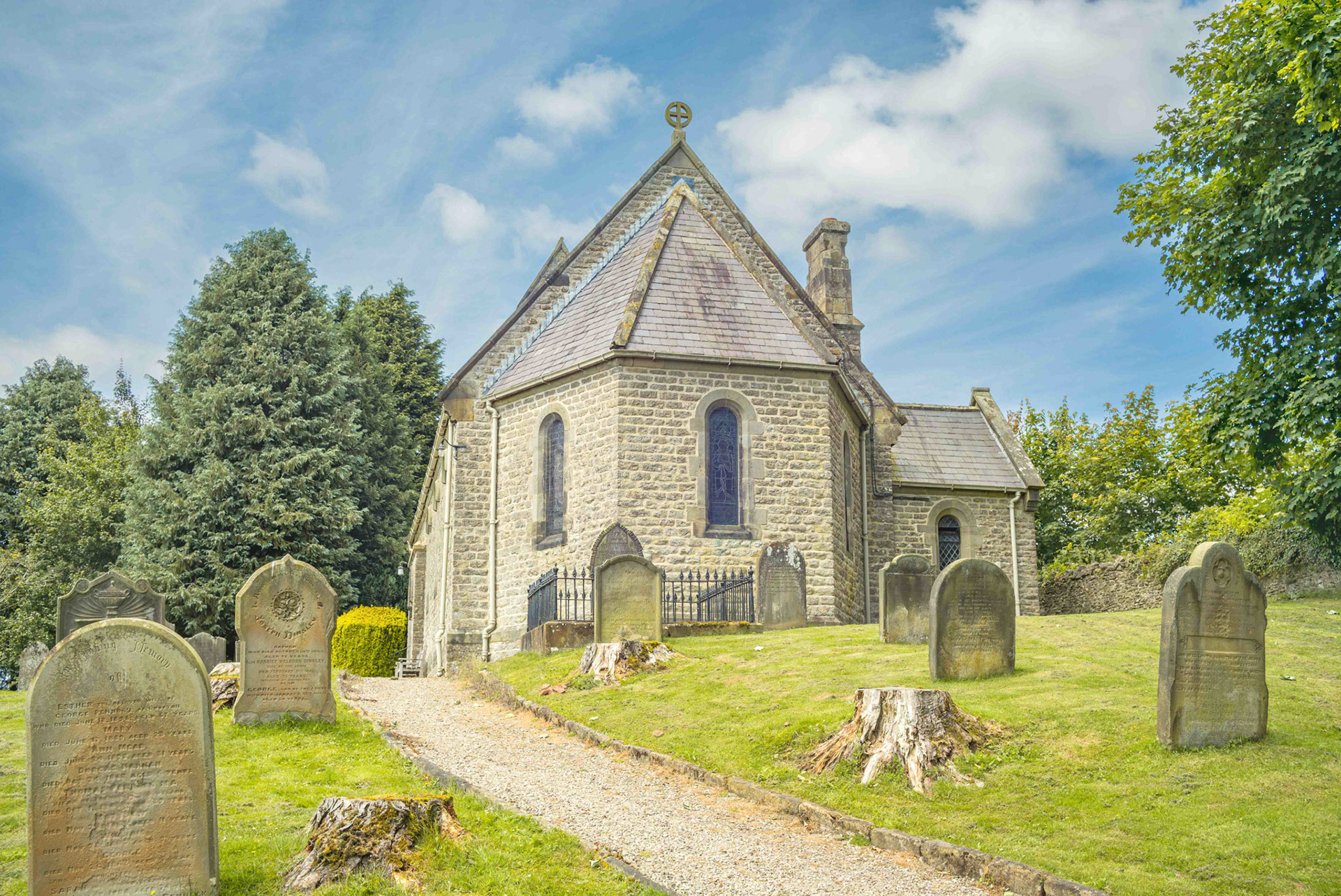 St Gregory's Church from the West - Cropton North Yorkshire UK 2024