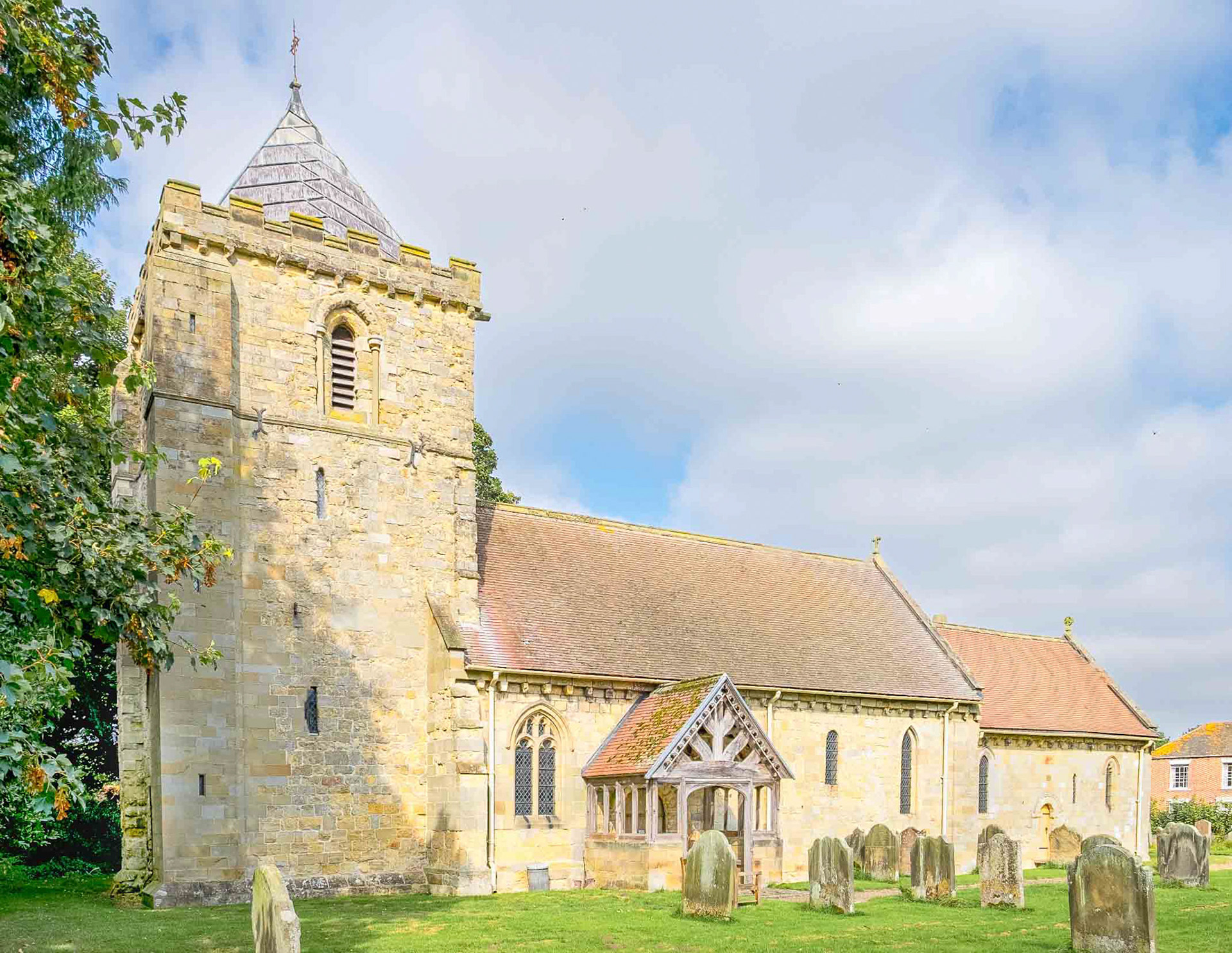 Salton Church Looking North East - North Yorkshire UK 2024