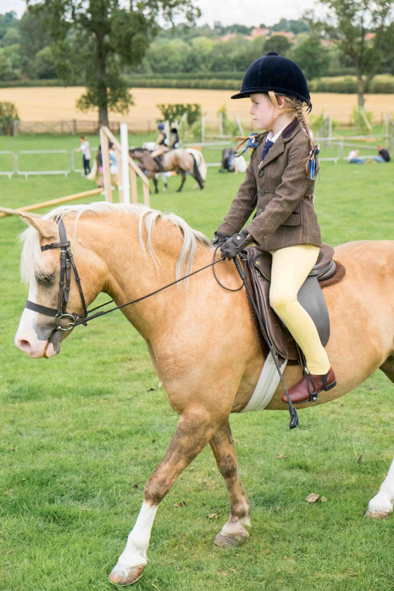 Competitor at the Osmotherley Show - North Yorkshire UK