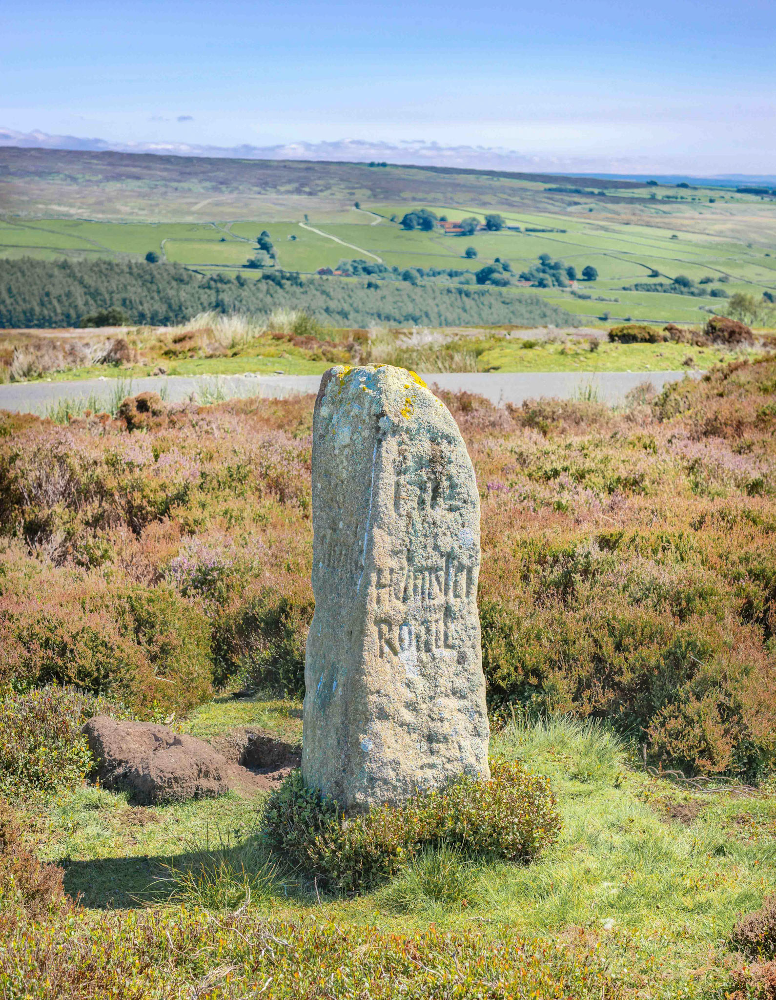 Marker Stone #2 at Bransdale Ridge - North York Moors UK 2020
