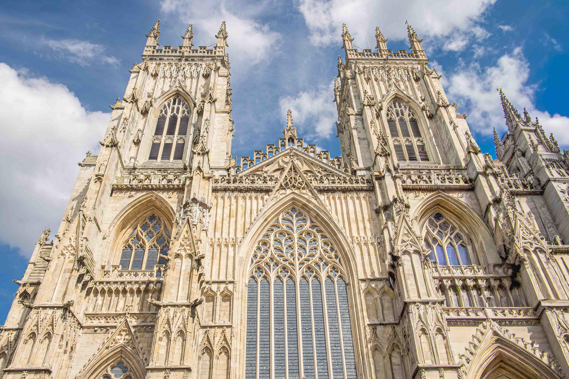 Looking Up at York Minster - York UK